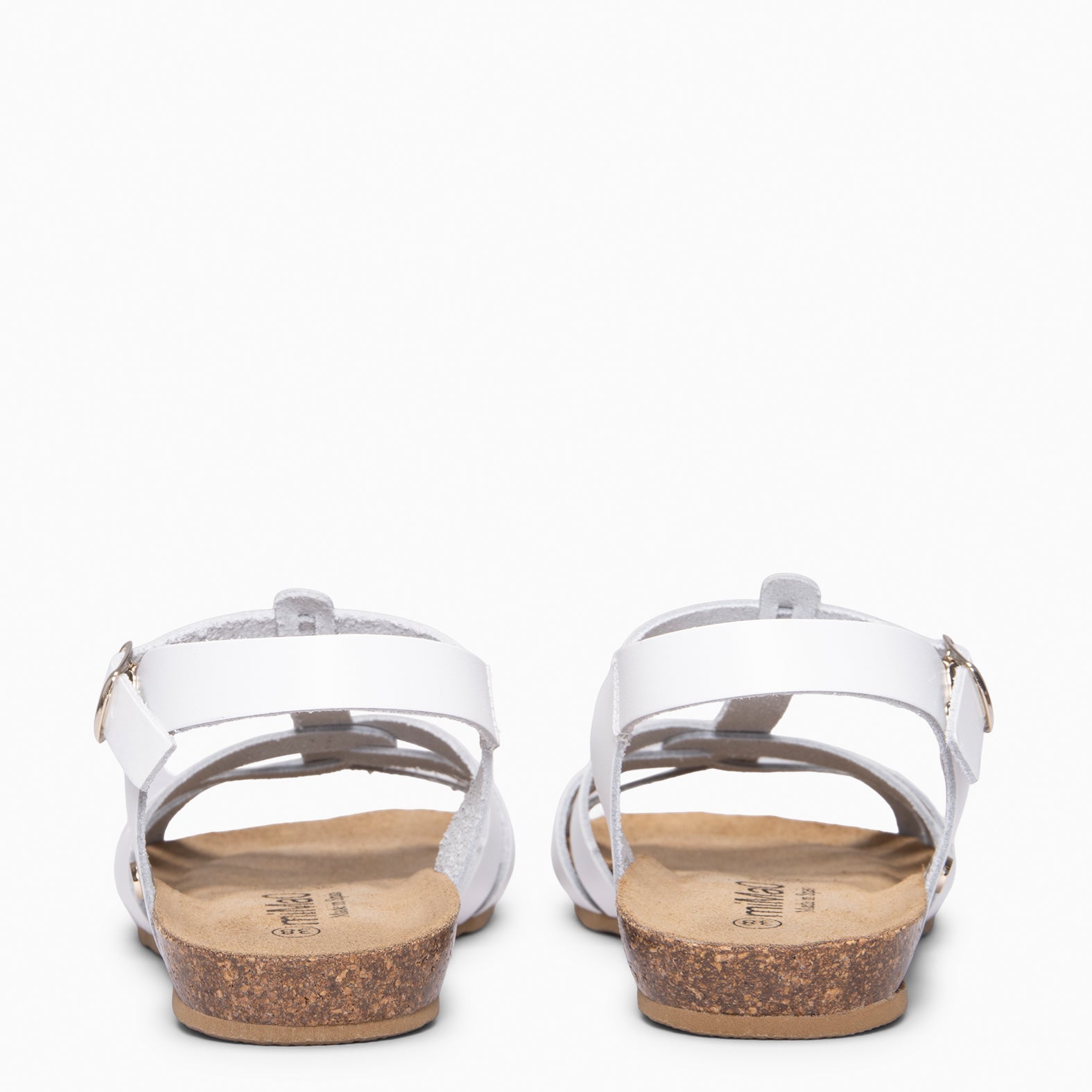 DITA - Sandálias BIO de titras BRANCO