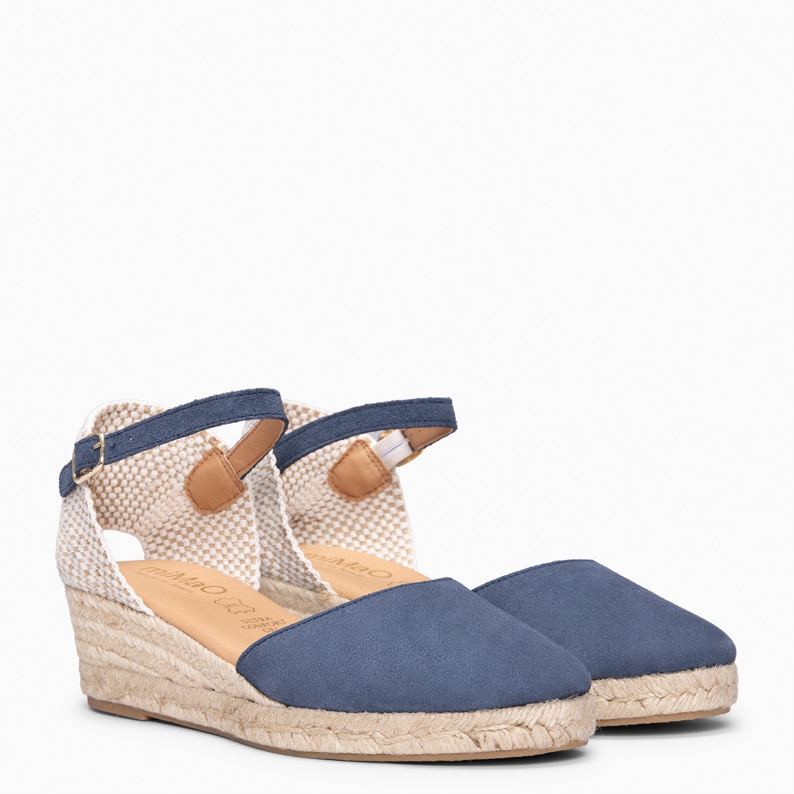 FORNELLS - Cuñas bajas de Esparto JEANS