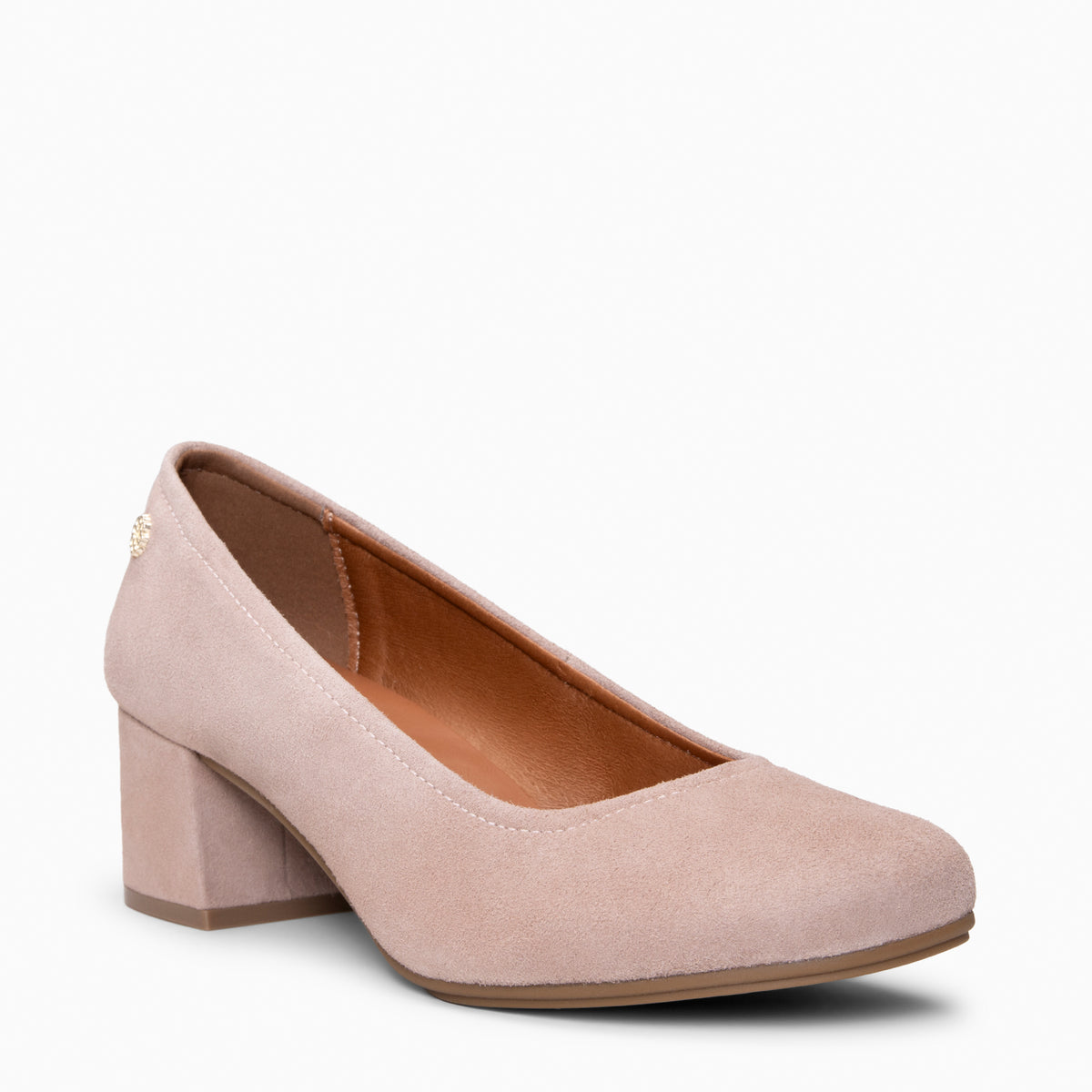 URBAN BARESOFT - Nude pumps met brede hak