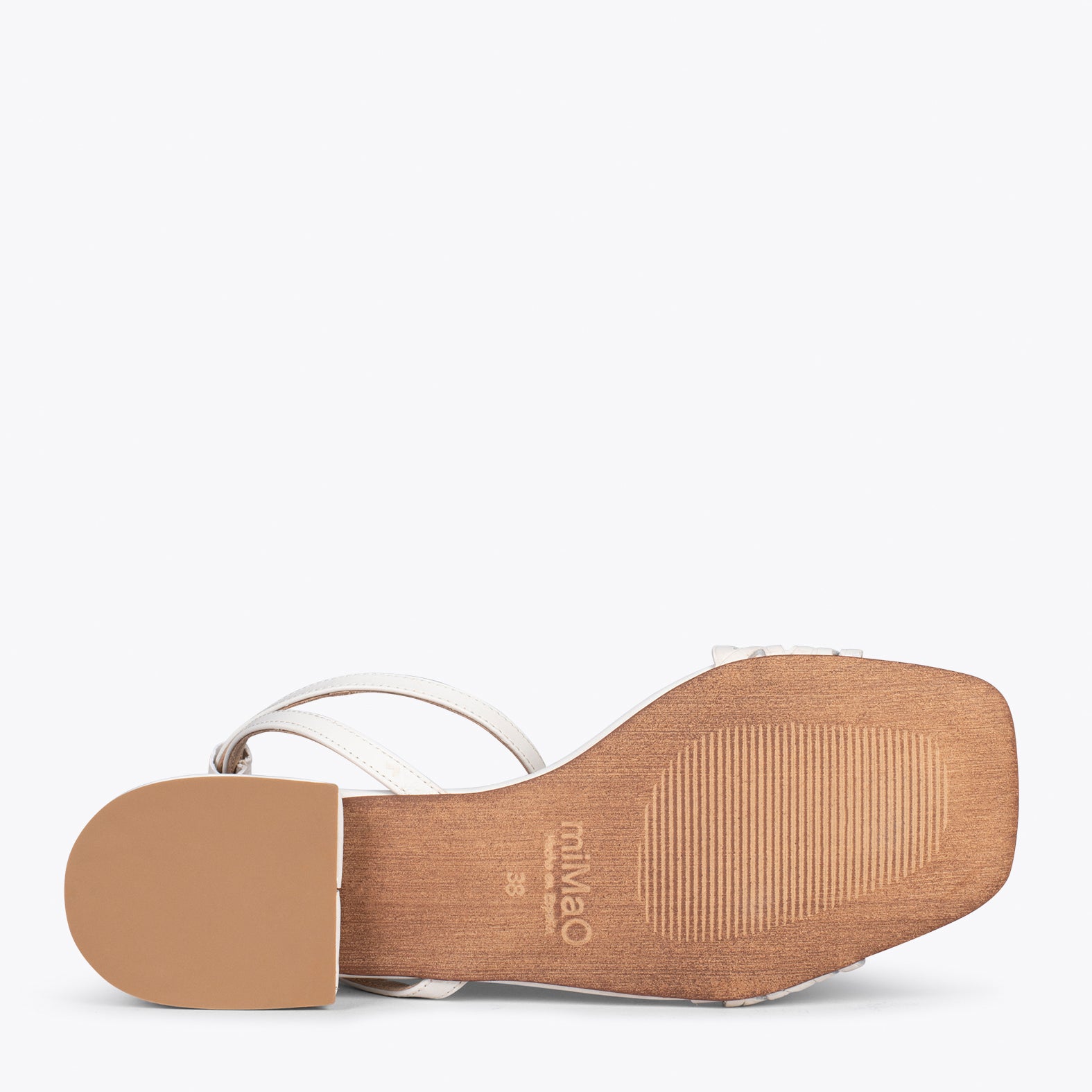 SOFIA – WHITE flat sandals