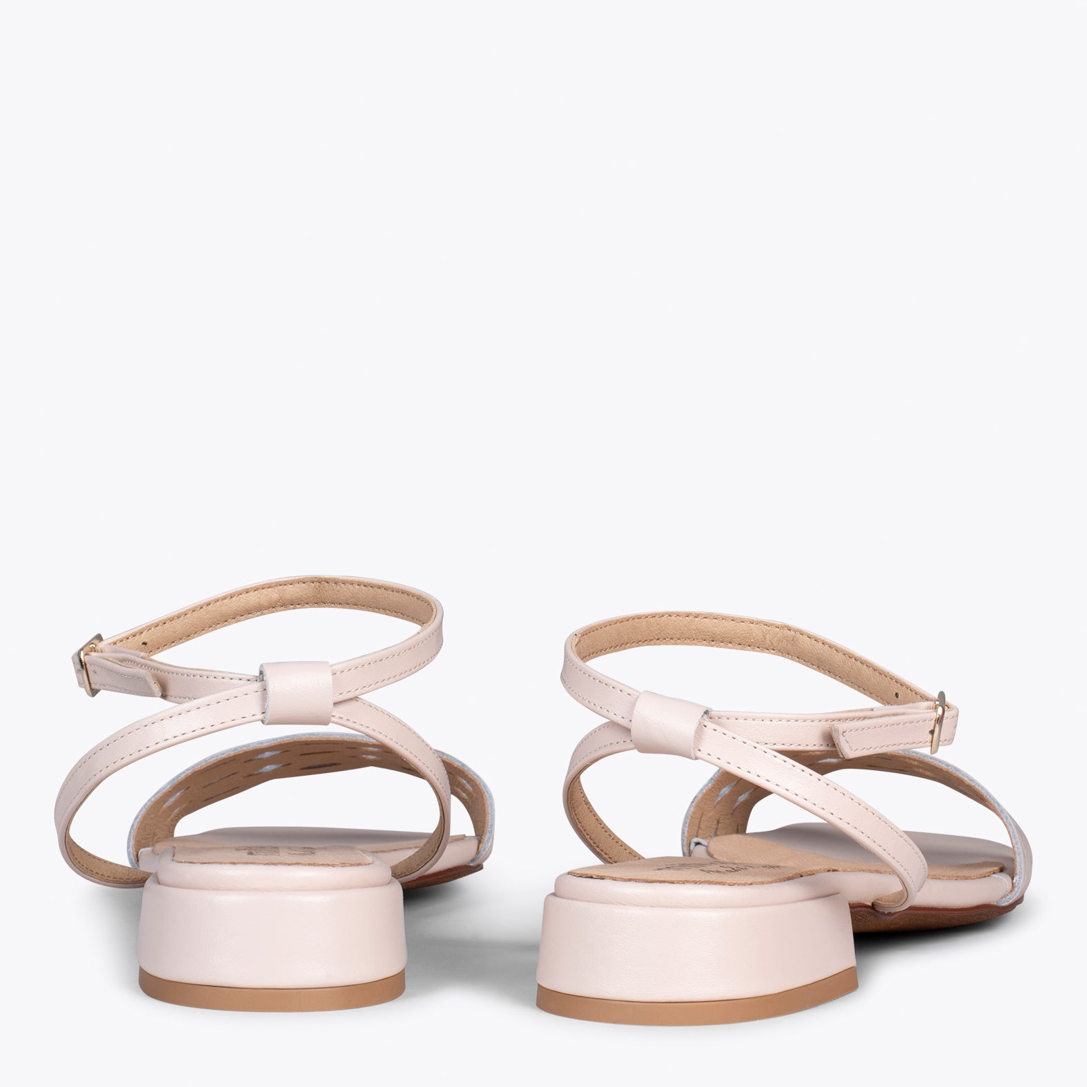 SOFIA – NUDE flat sandals