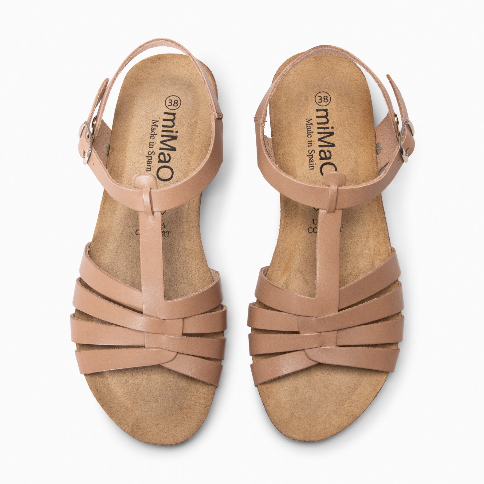 DITA - TAUPE Bio strappy sandals