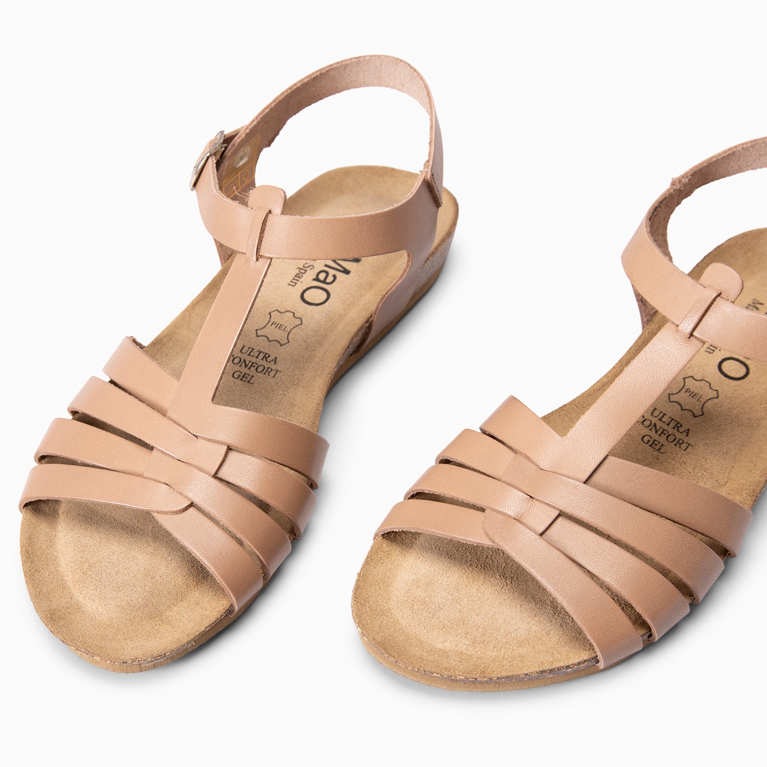DITA - TAUPE Bio strappy sandals