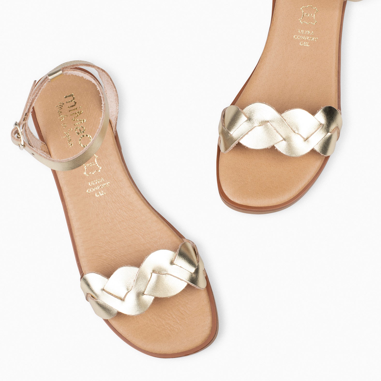 ARECA - GOLDEN Women's Flat Sandals