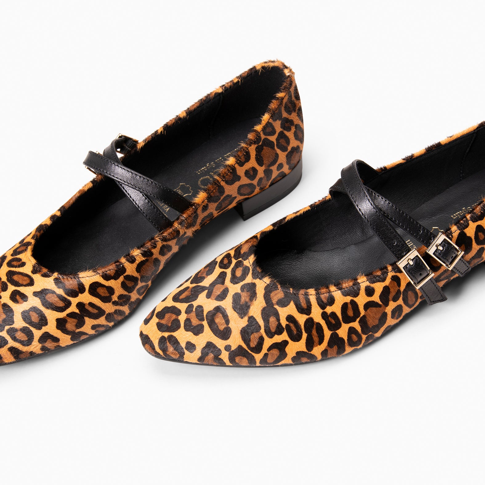 ALANA - Mary Jane à doubles lanières croisées LÉOPARD