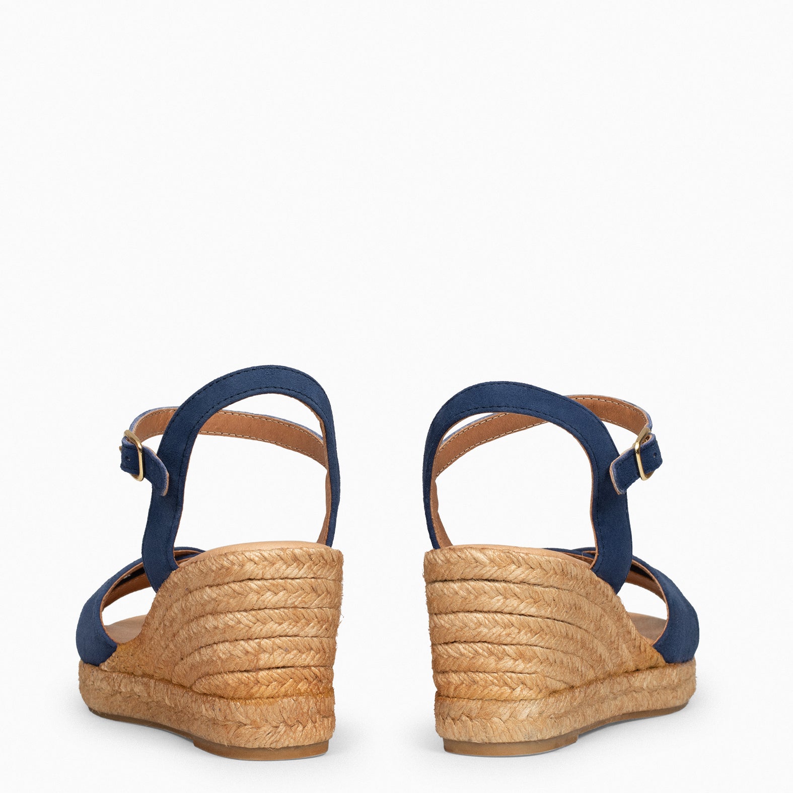 CALPE – NAVY suede leather espadrille