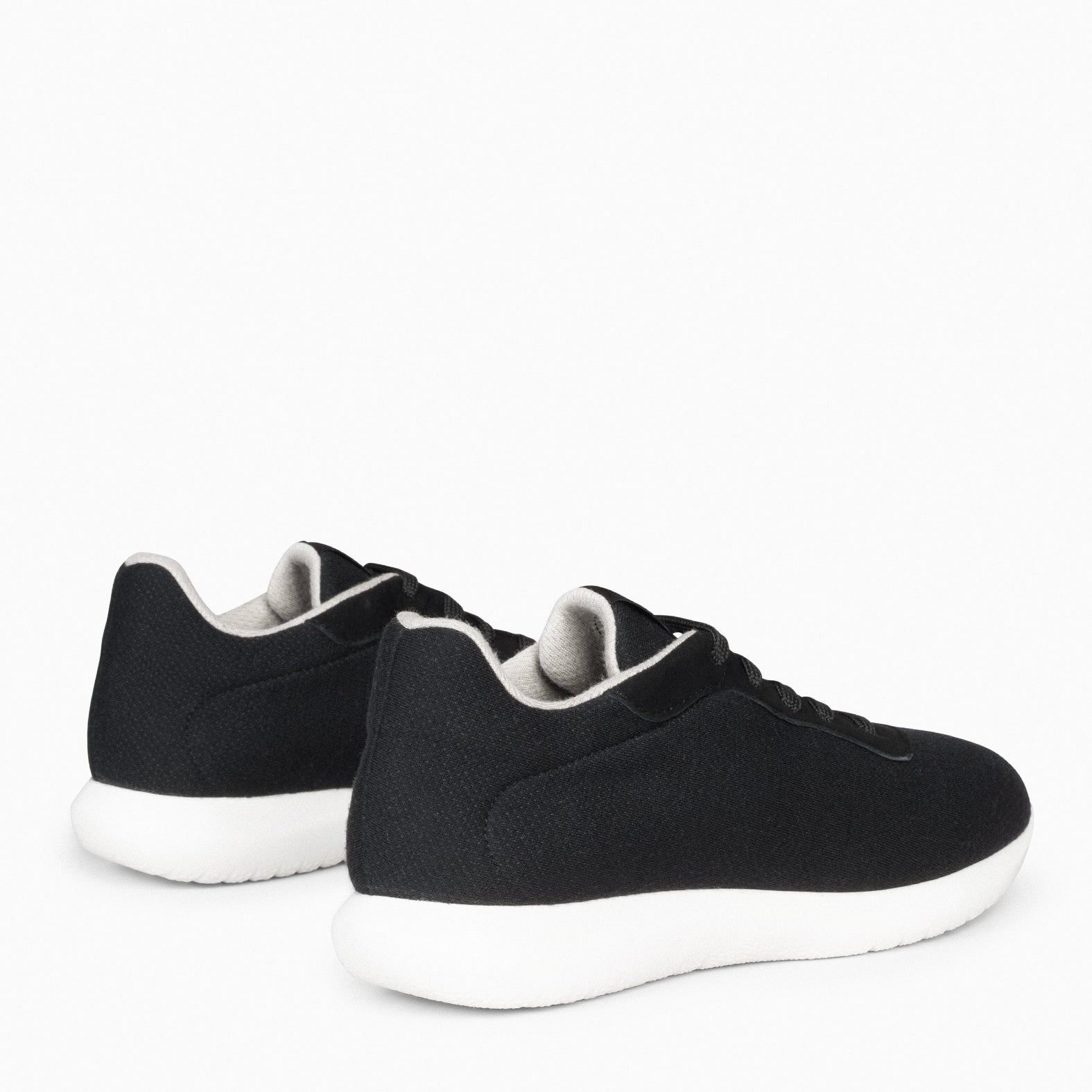 YOGA - BLACK Merino Wool Sport Shoes