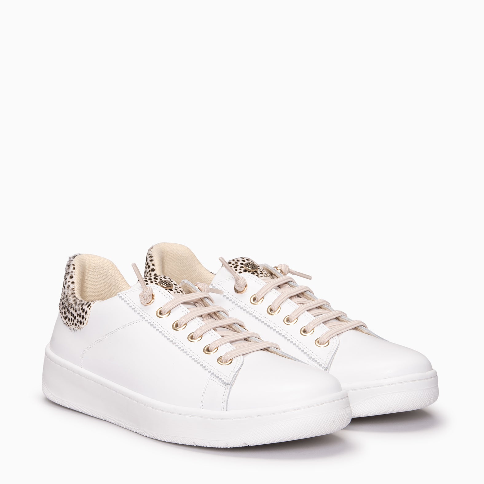 NANTES - Zapatillas Elegantes BLANCO PELO