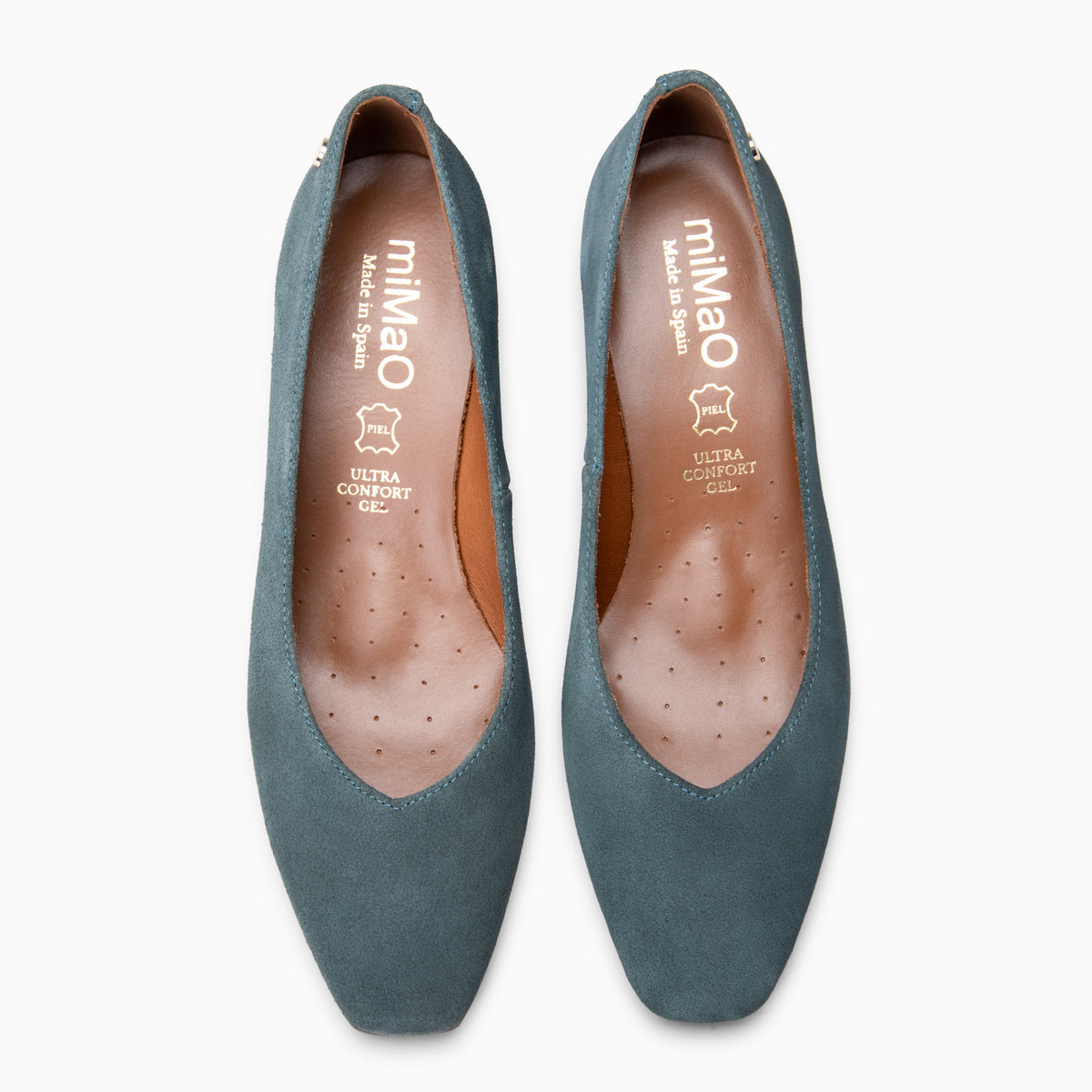 DORI - Zapato de tacón con detalle dorado VERDE