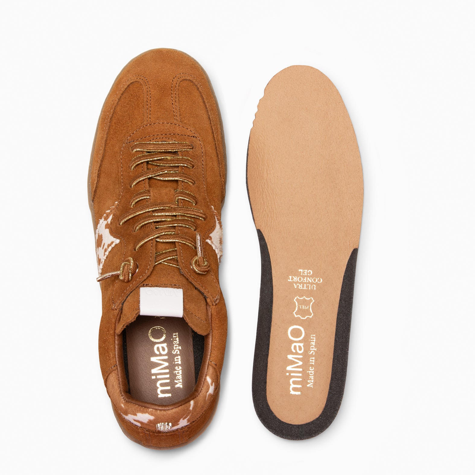 STÜDIO 01 - CAMEL Suede sneakers 