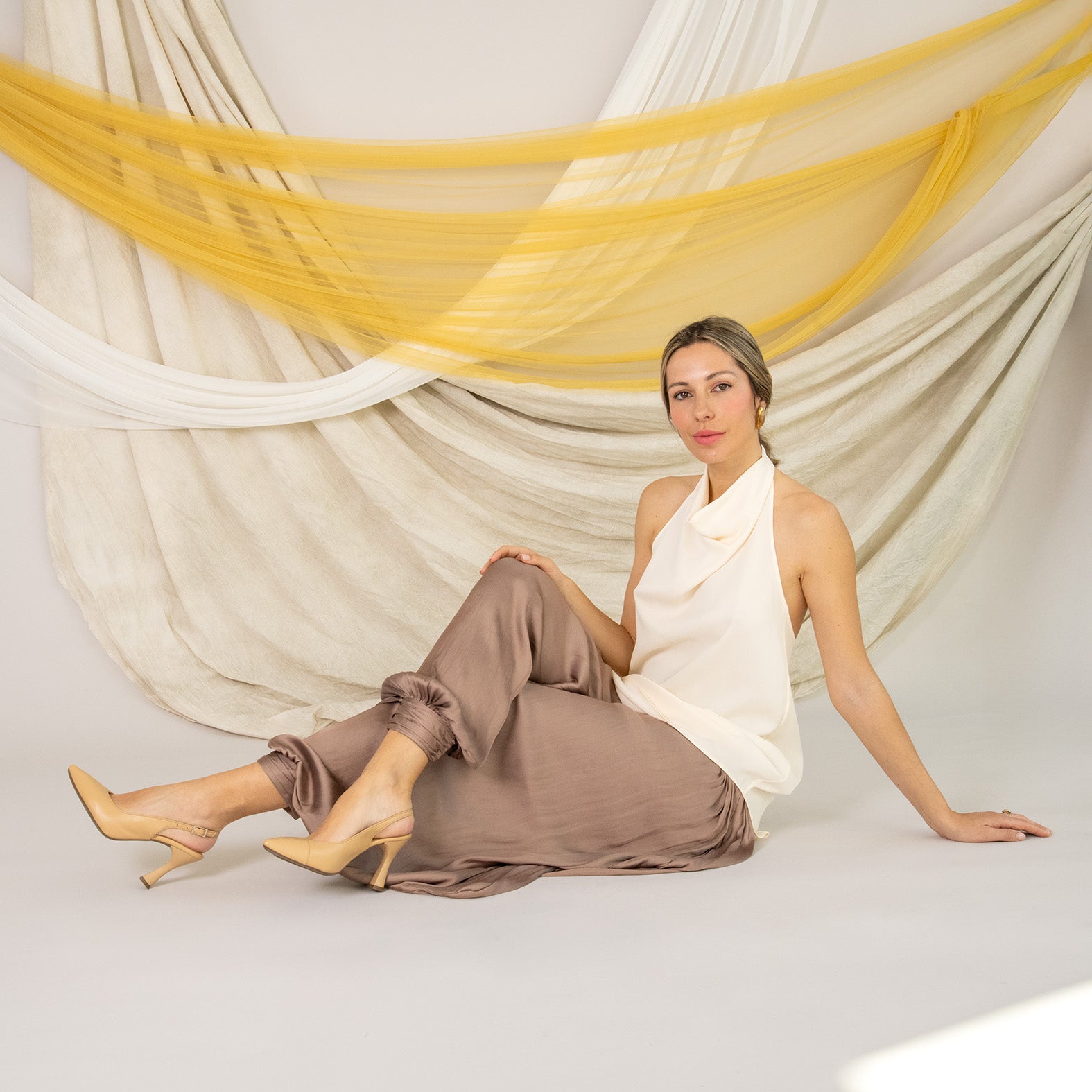 GLAM DESTALONADO - Zapatos de tacón destalonados de napa CHERISH