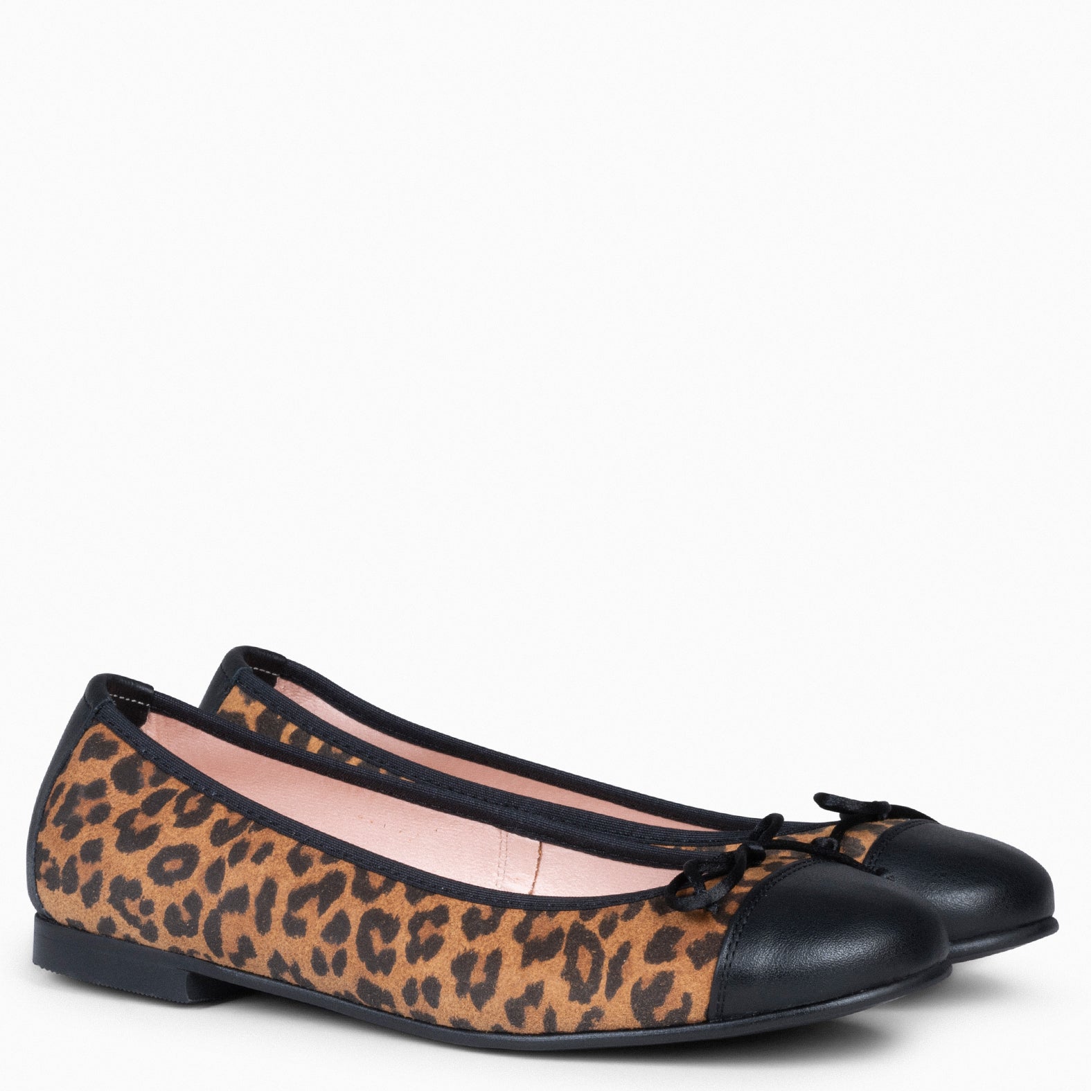 Leopard hot sale ballerina shoes