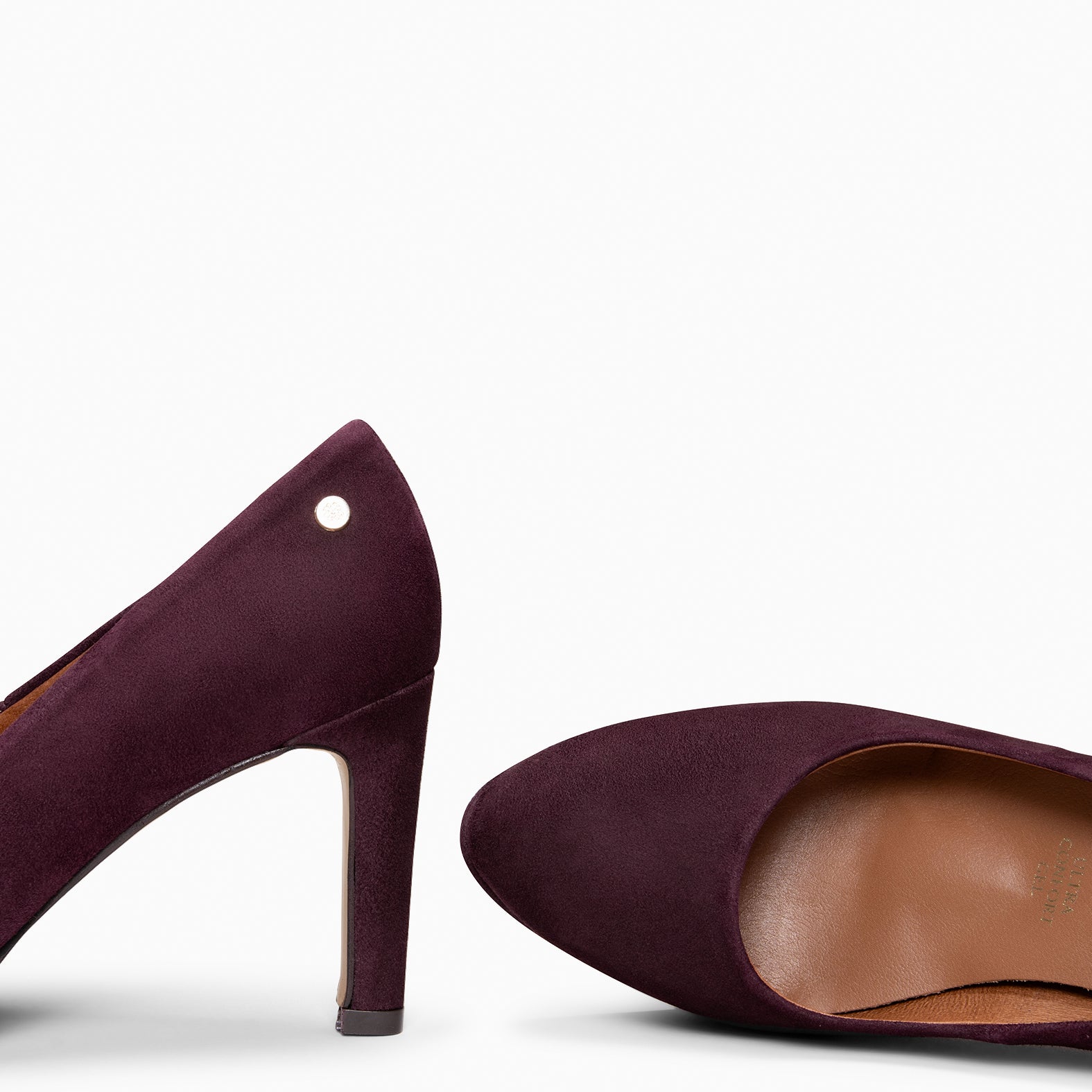 PLATEFORME - Escarpins à talon haut et plateforme CERISE