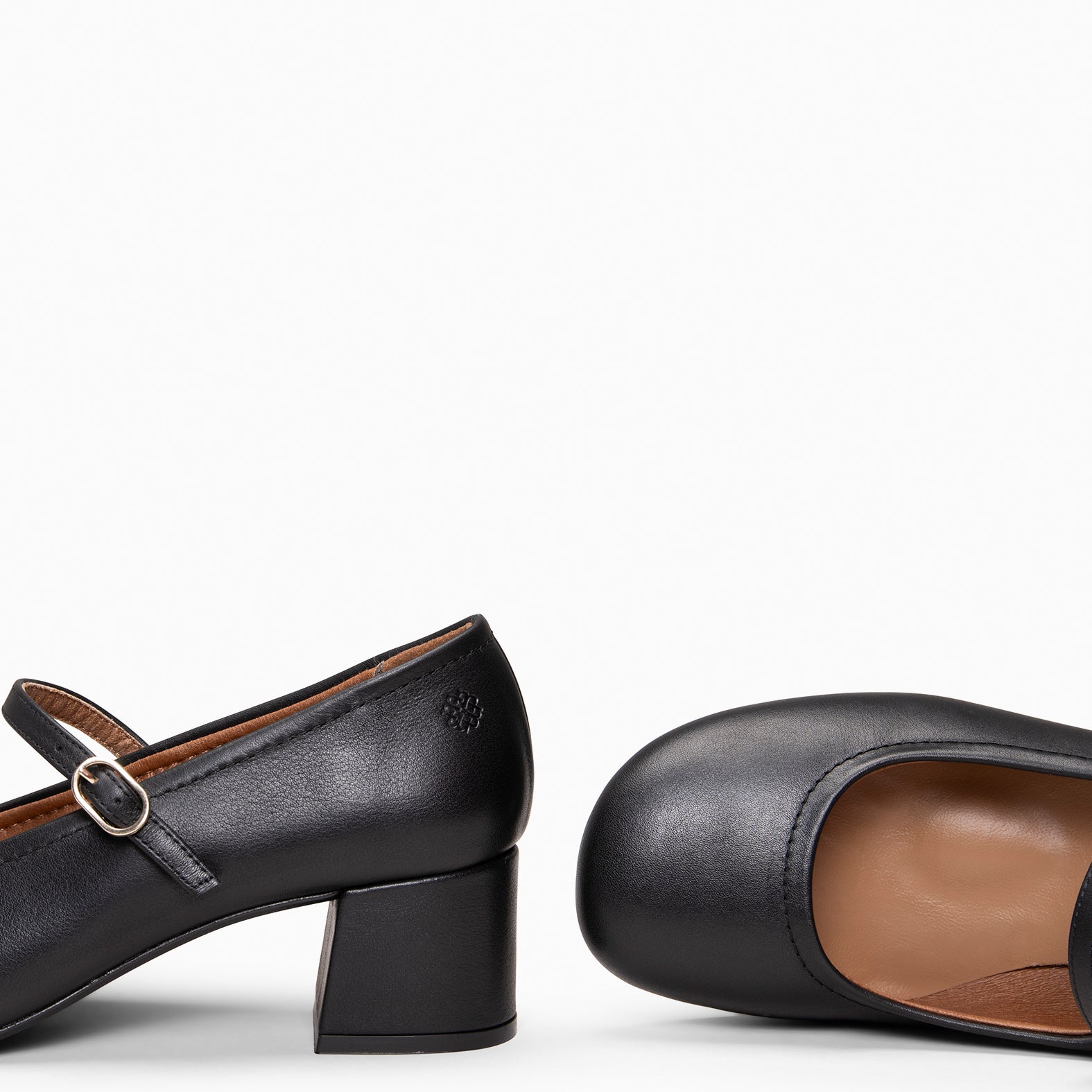 ROSALIA - Mercedita de tacón ancho NEGRO