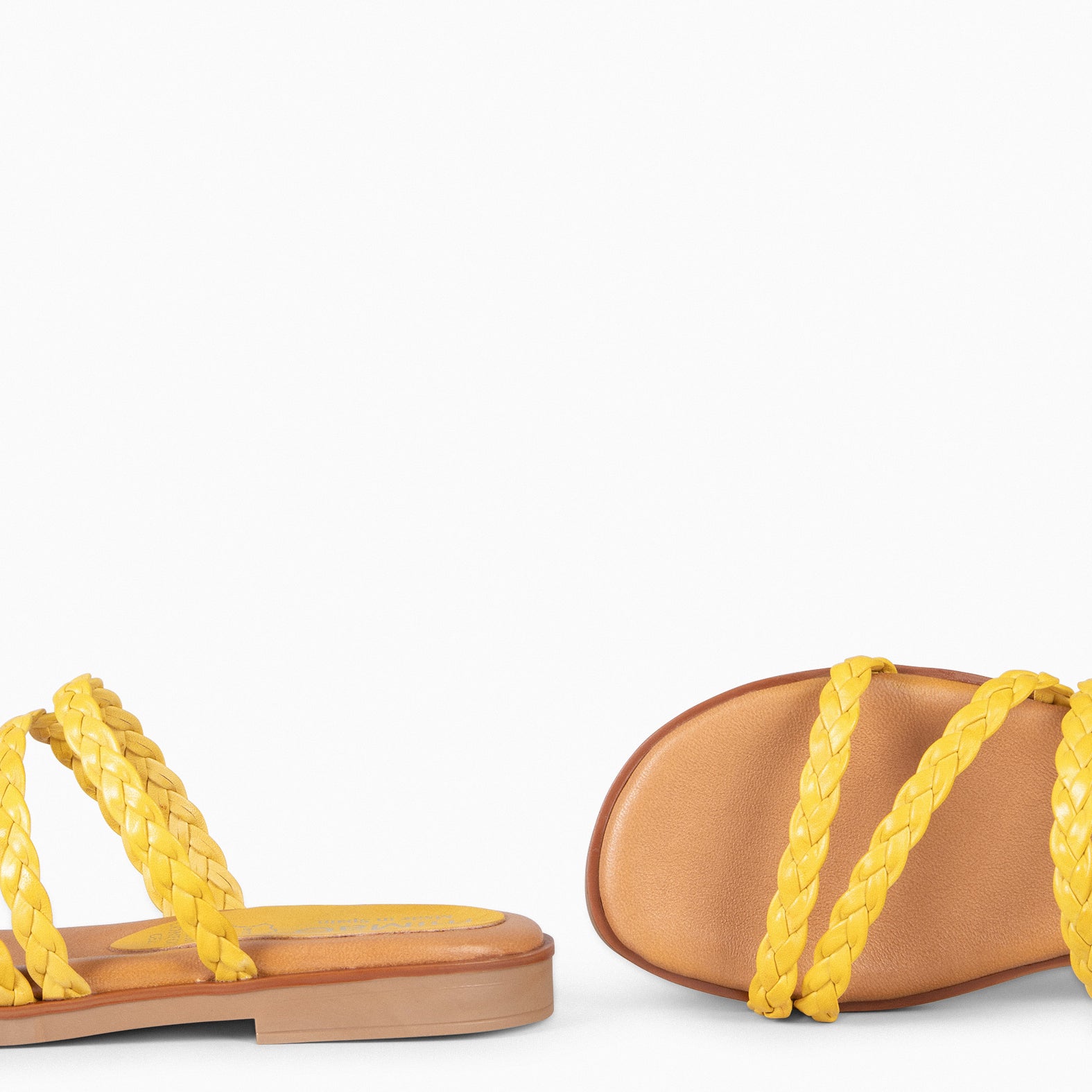 HIDRA – LIME Braided Sandals