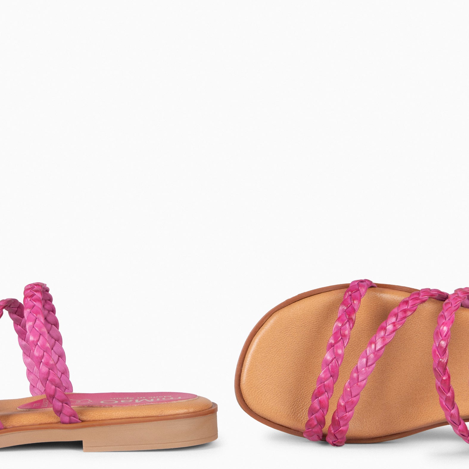 HIDRA – FUCSIA Braided Sandals