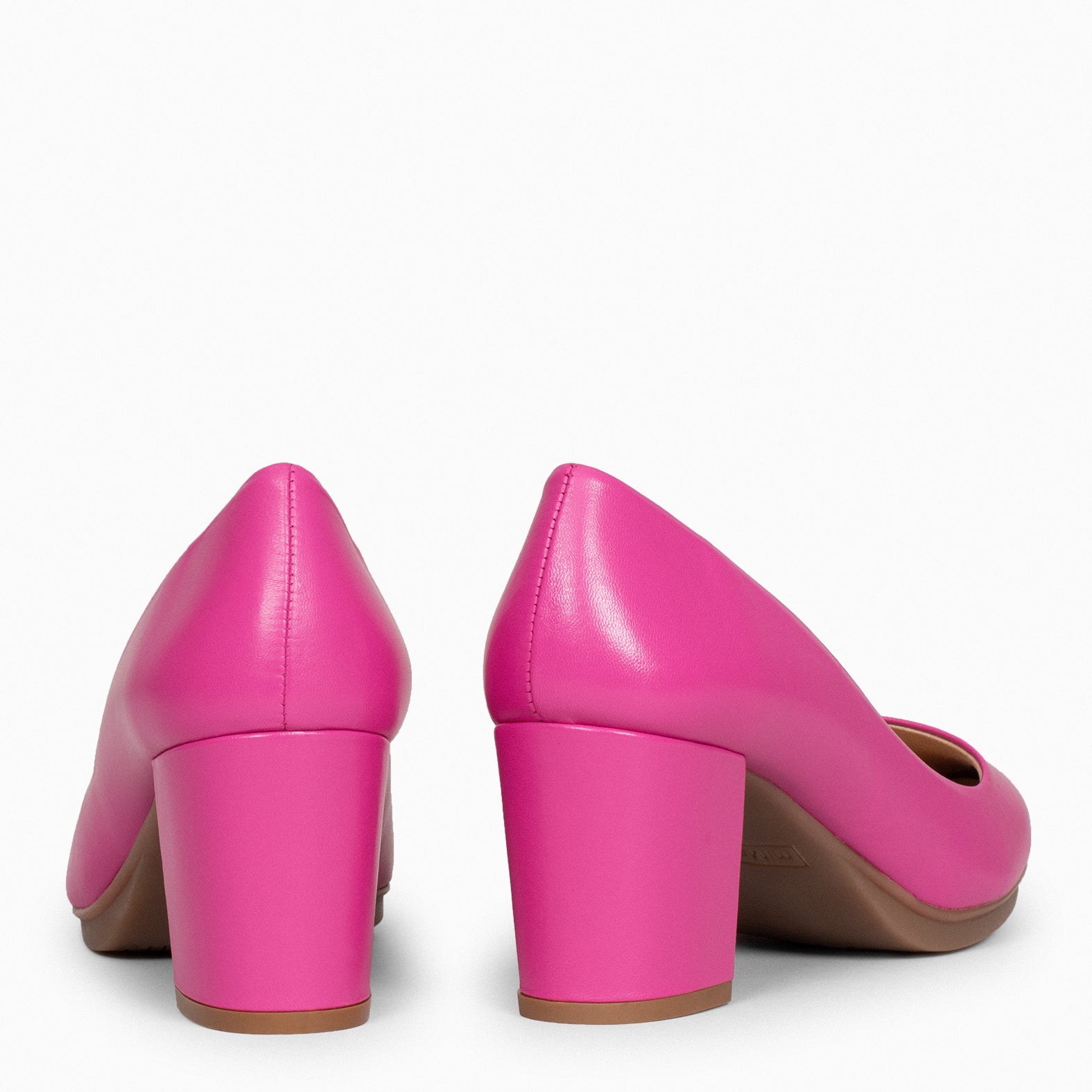 URBAN S SALON – FUCHSIA nappa leather mid heel