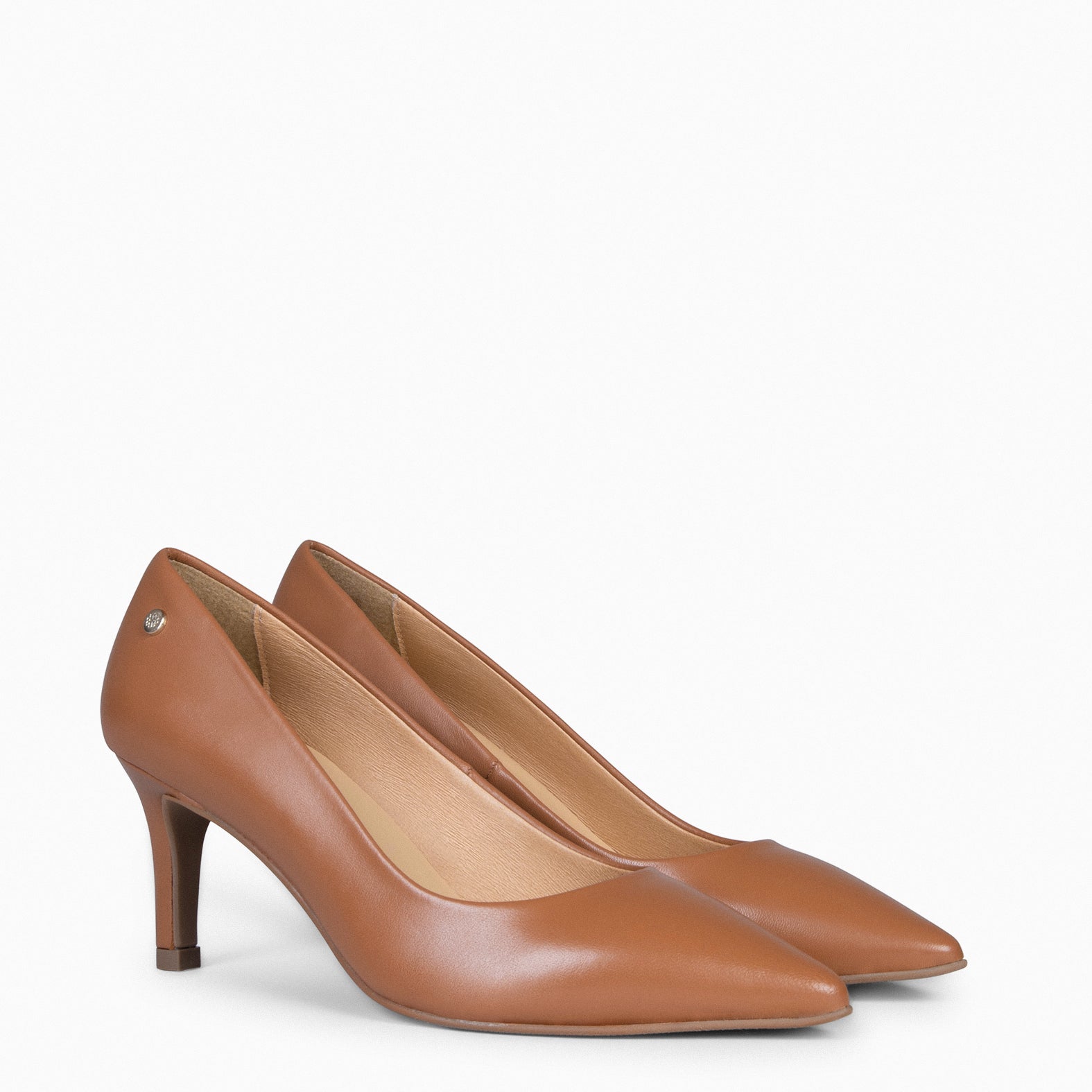 NAPPA STILETTO - CAMEL STILETTO HEELS