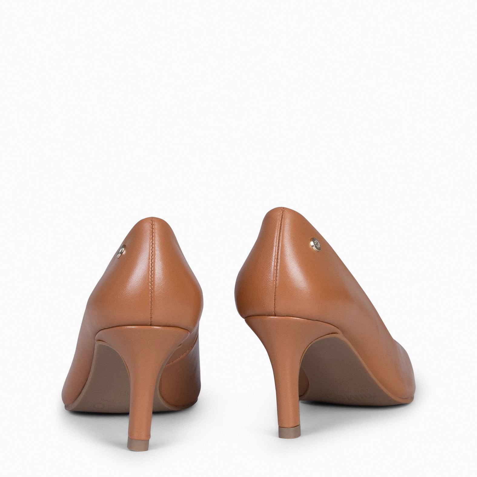 NAPPA STILETTO - CAMEL STILETTO HEELS