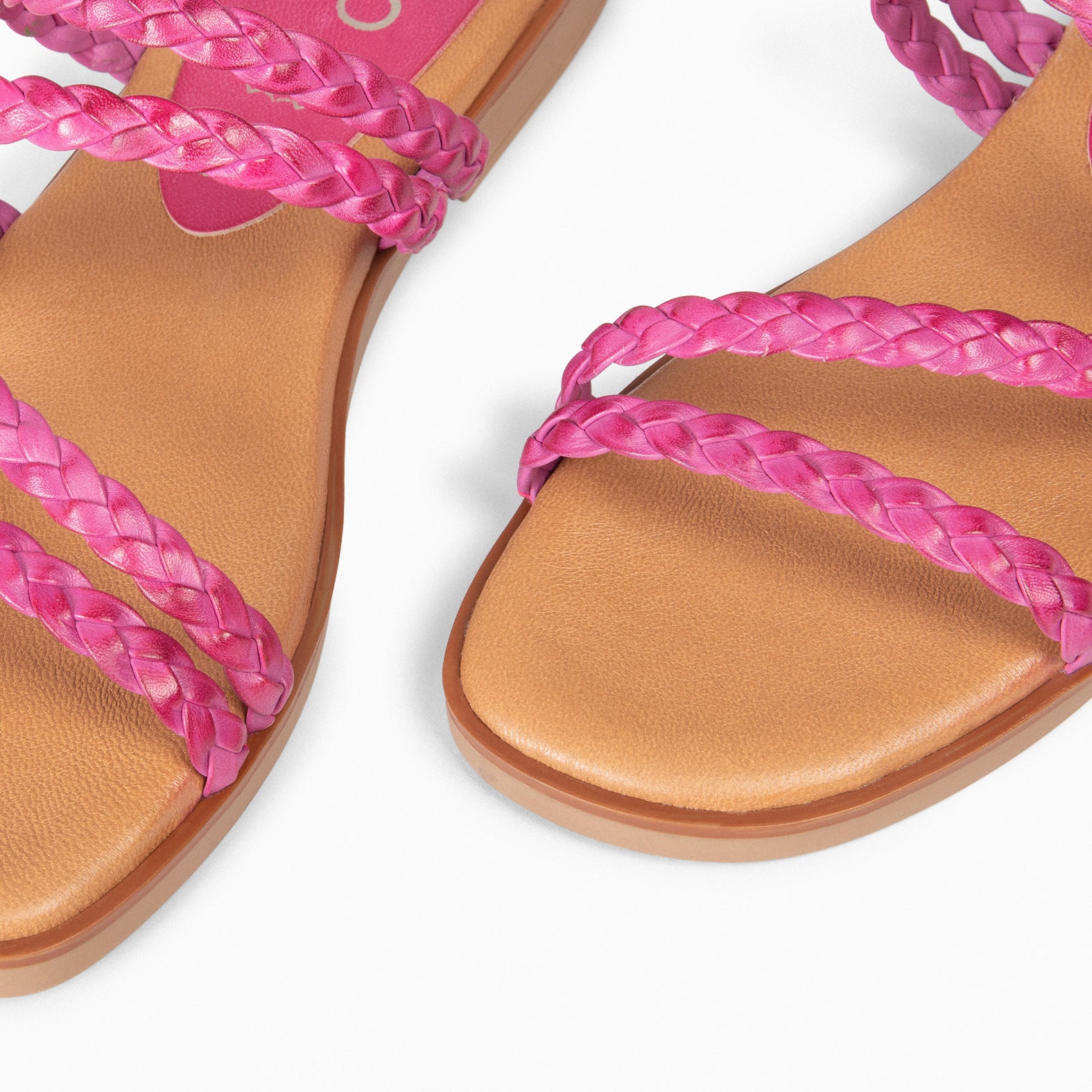 HIDRA – FUCSIA Braided Sandals