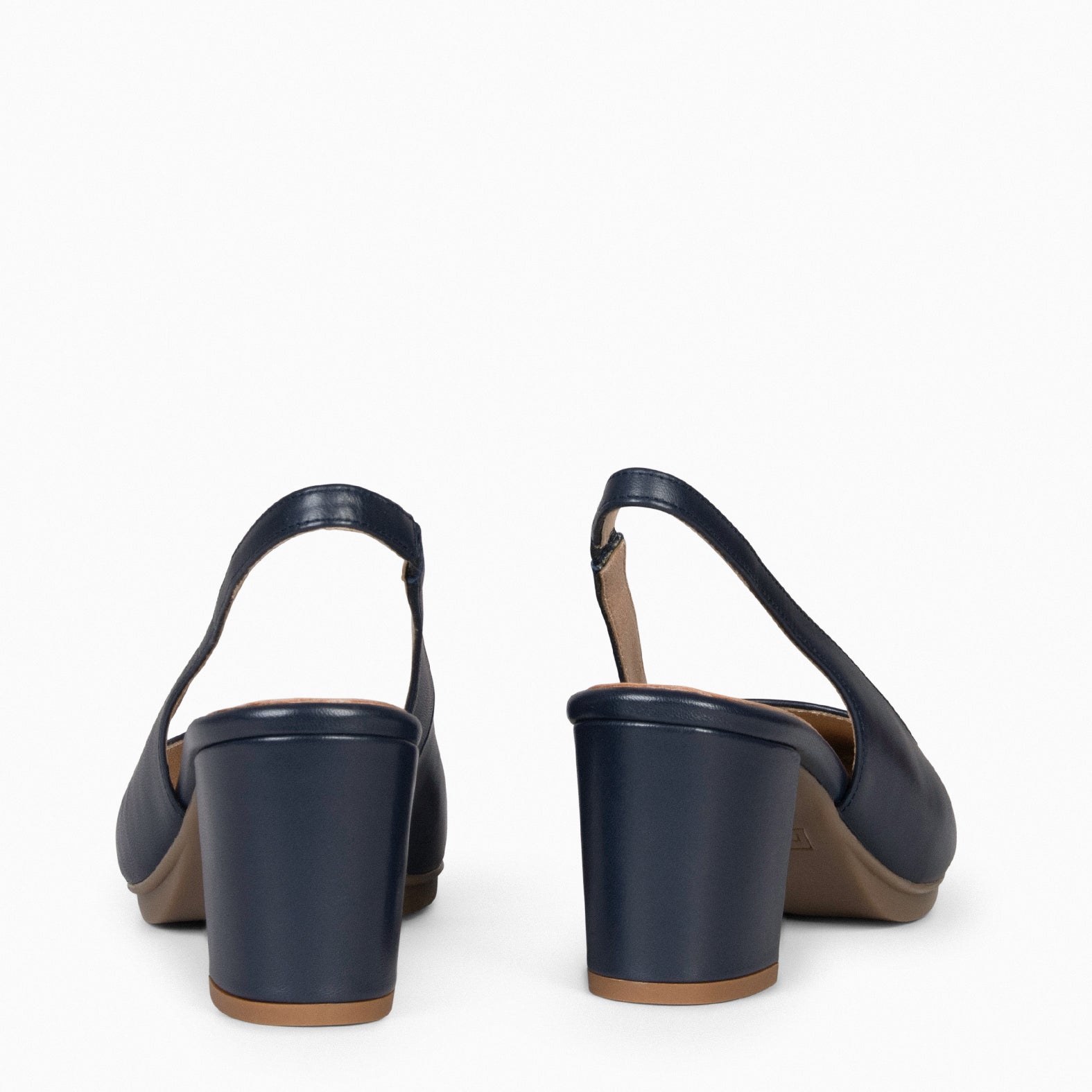 KYARA - NAVY Slingback shoe with heel