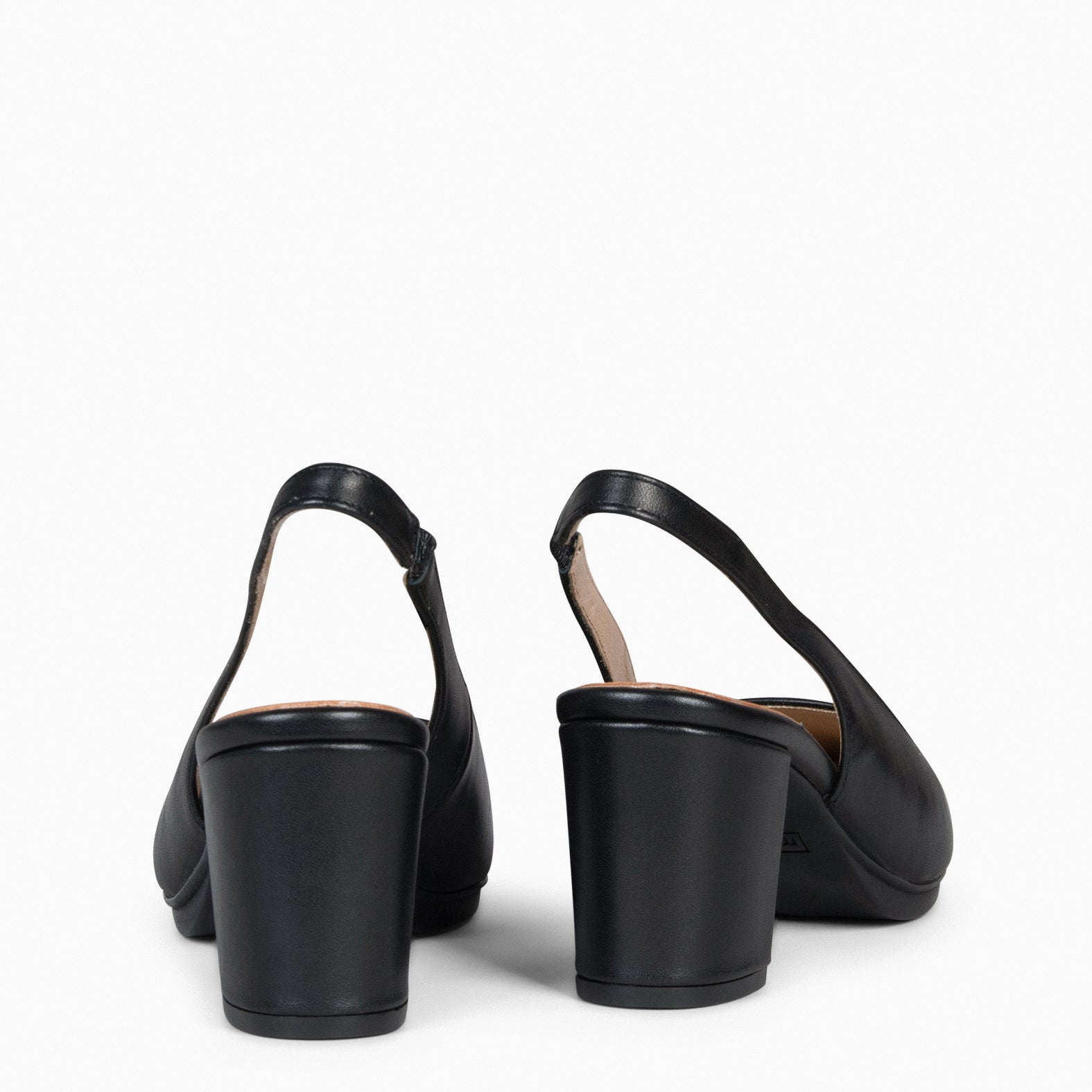 KYARA - BLACK Slingback shoe with heel
