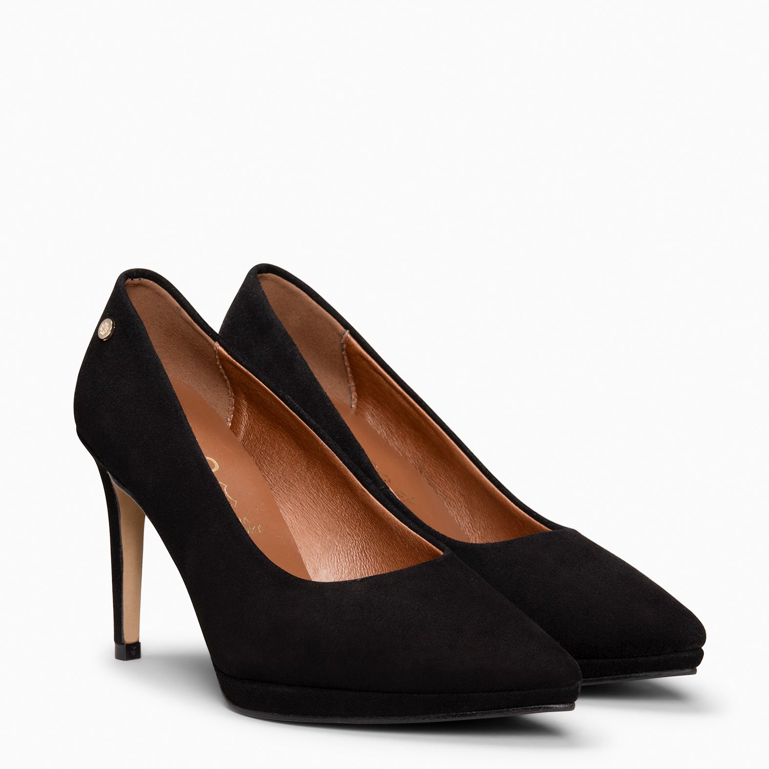 LAUREN - Zapato de tacón alto en piel NEGRO