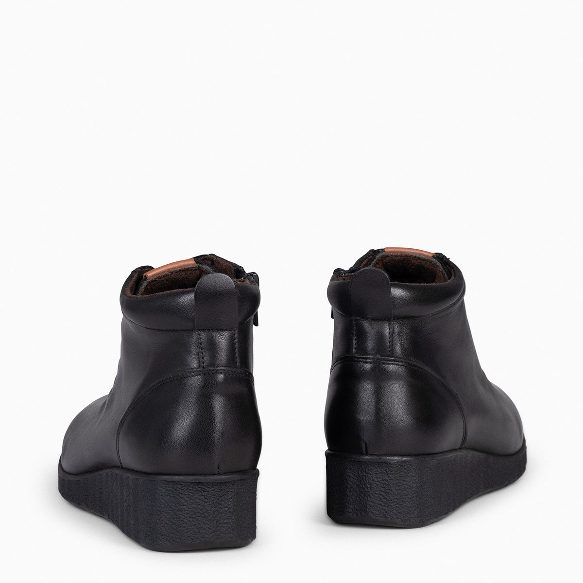 FLEXY - Zapatillas abotinadas NAPA NEGRO