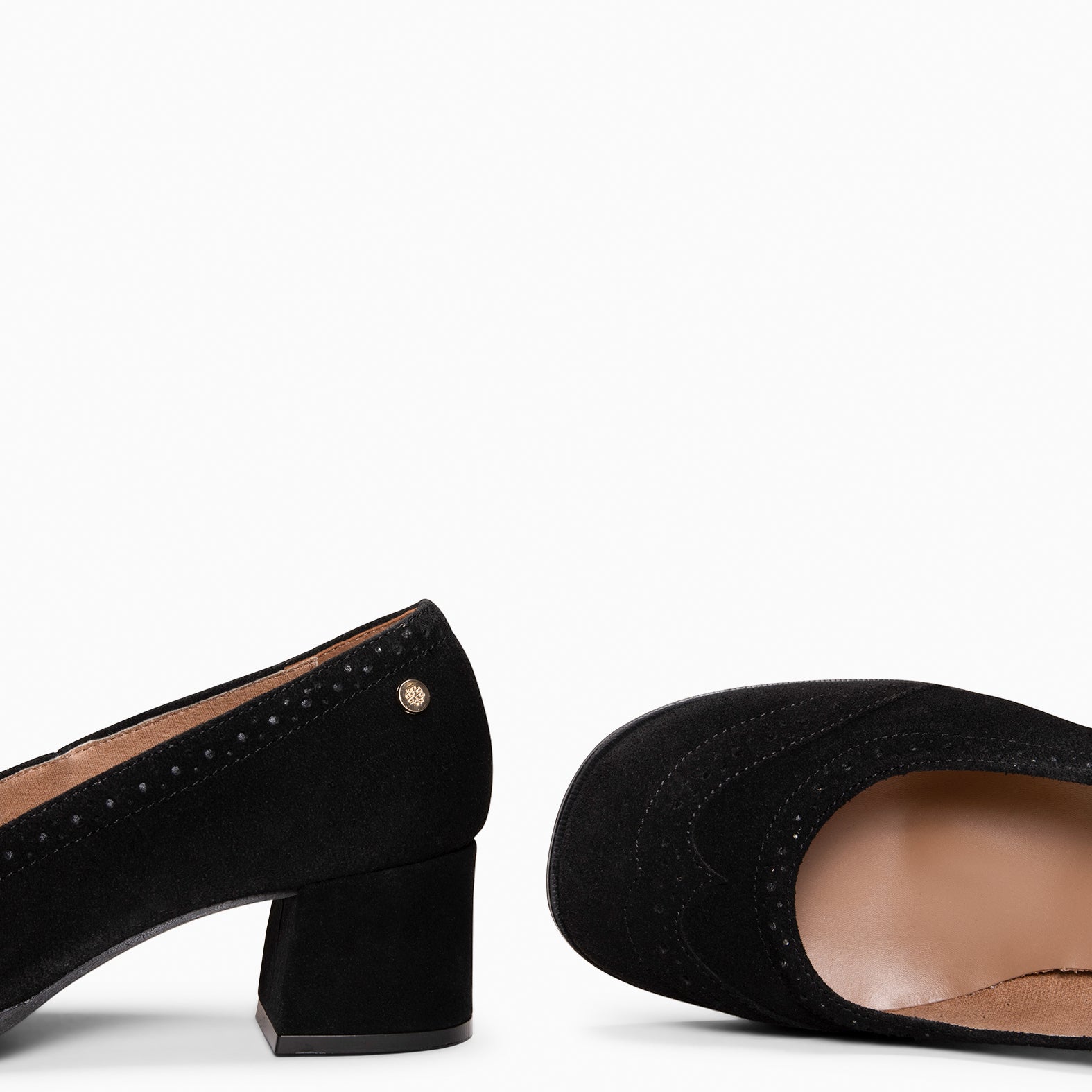 EDEN - Zapatos de tacón ancho baresoft NEGRO