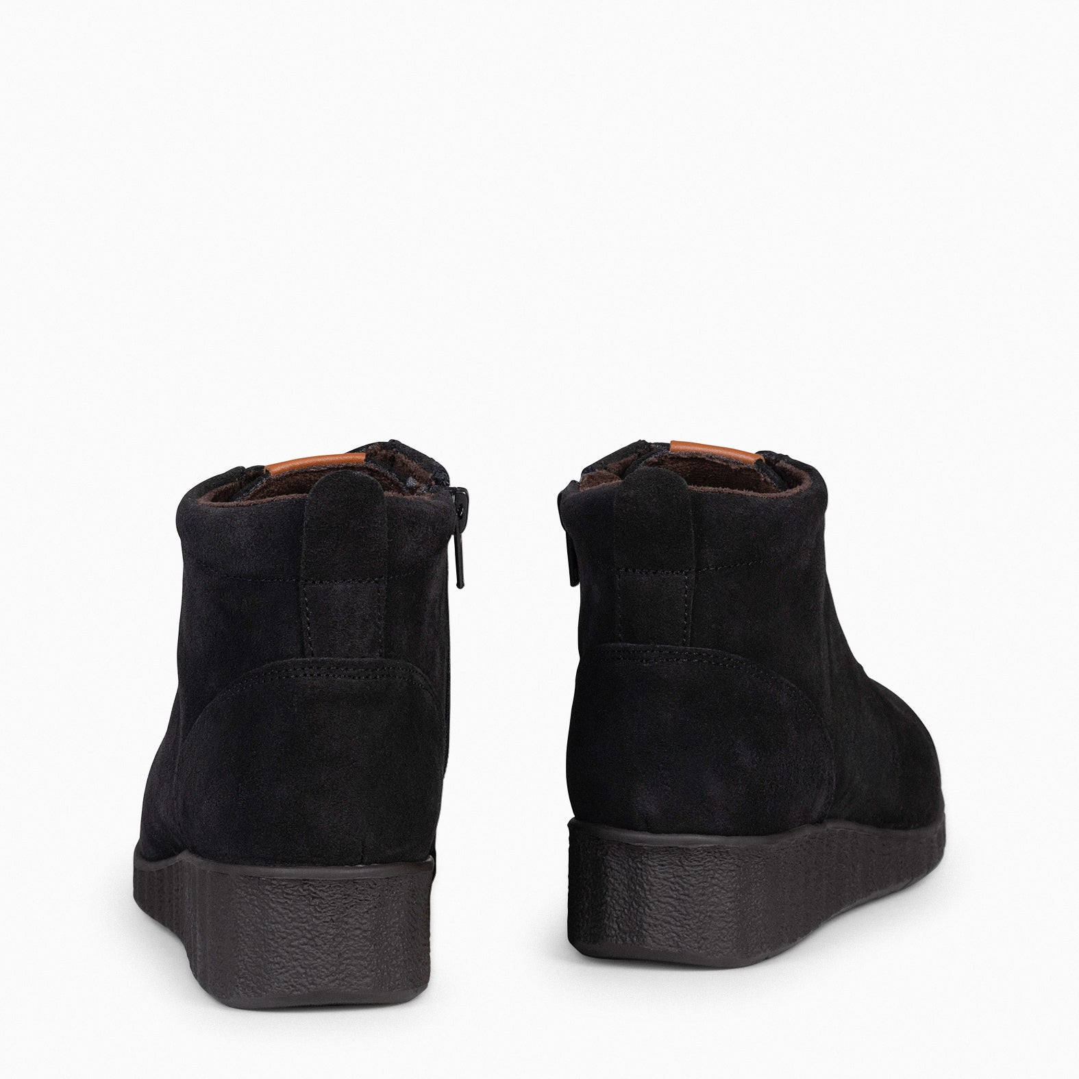 FLEXY - Zapatillas NEGRO abotinadas