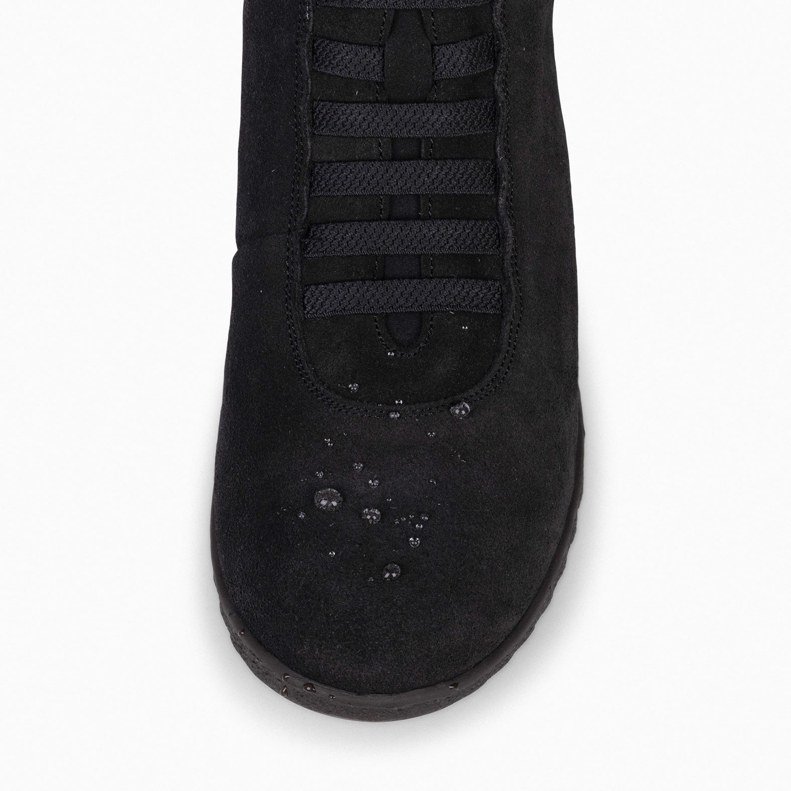 FLEXY - Zapatillas NEGRO abotinadas