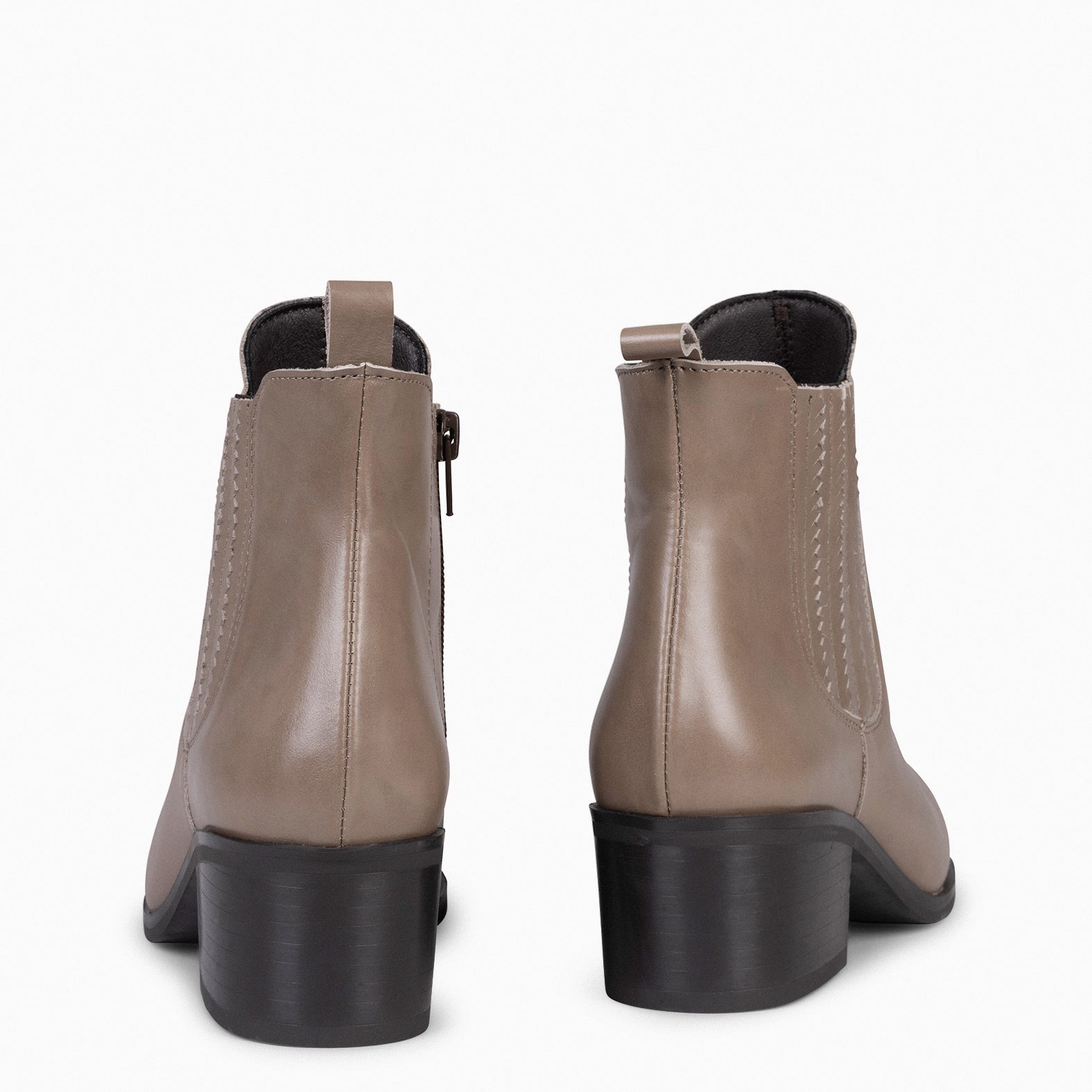 SHELLY – Chelsea Boots pour femme TAUPE
