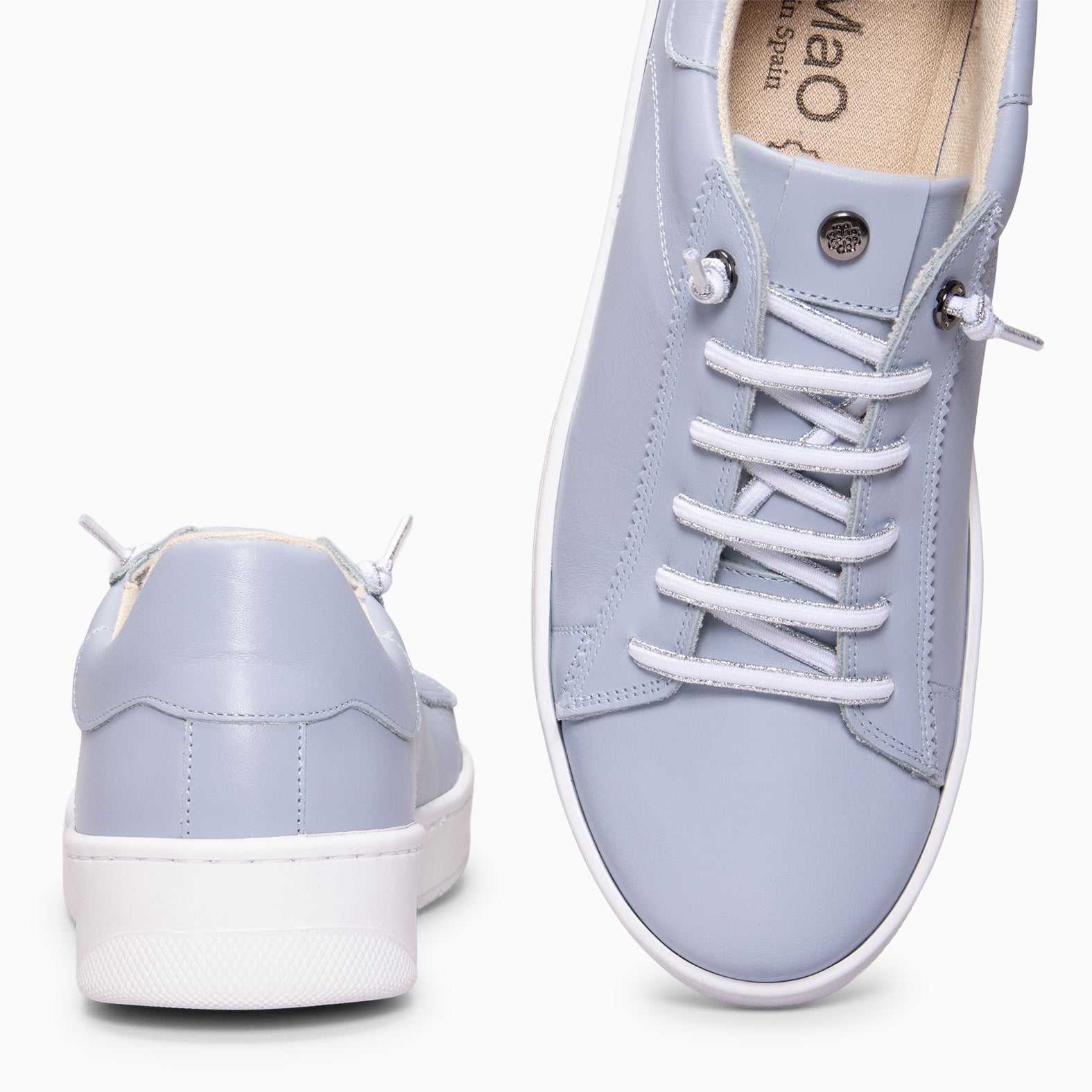 NANTES - Baskets élégantes en cuir BLEU