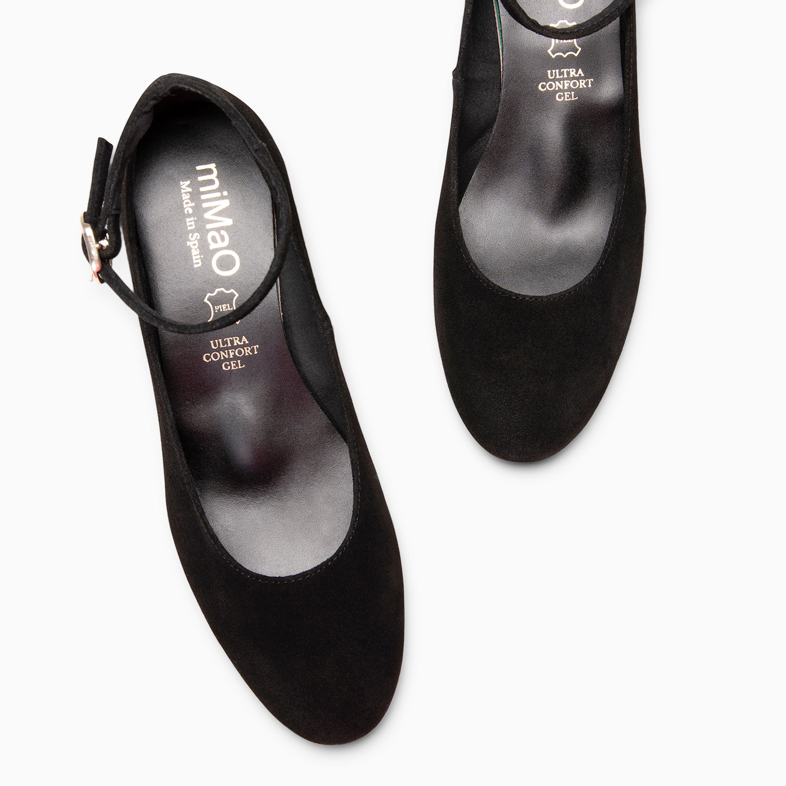 URBAN STAR - BLACK mid heel shoe