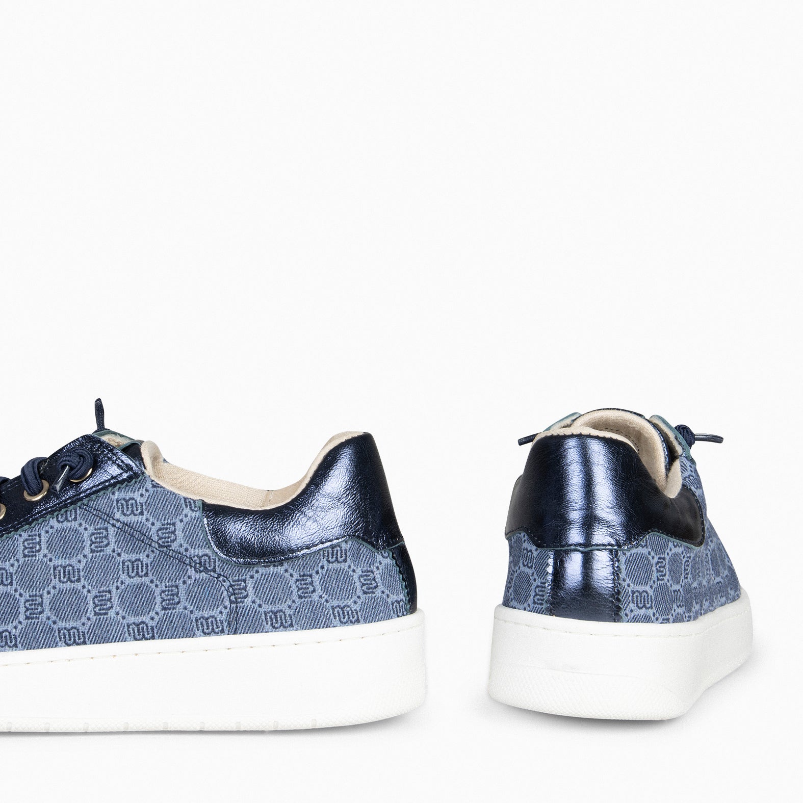 TOULOUSE - BLUE SNEAKERS WITH ELASTIC LACES