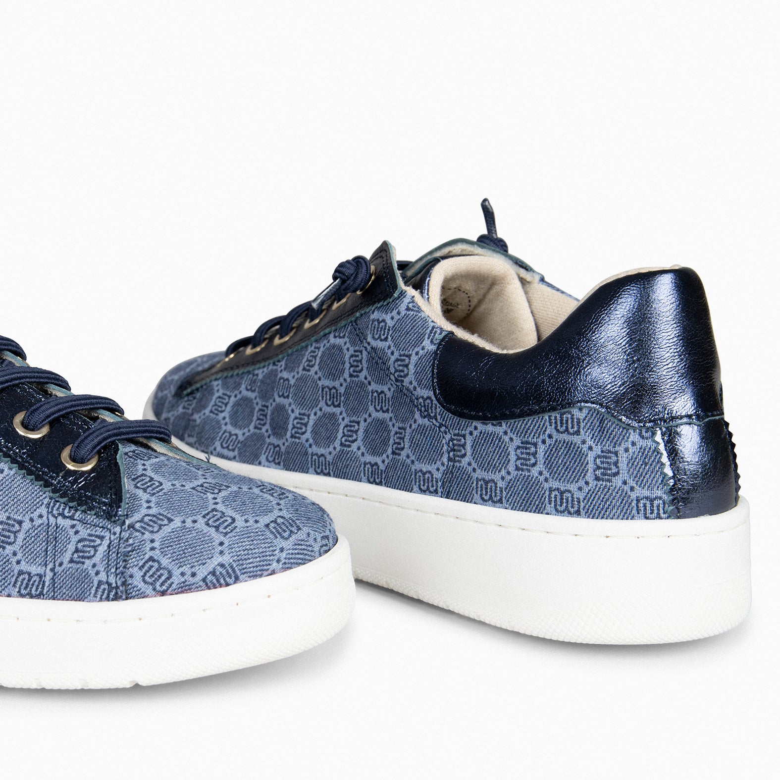 TOULOUSE - BLUE SNEAKERS WITH ELASTIC LACES