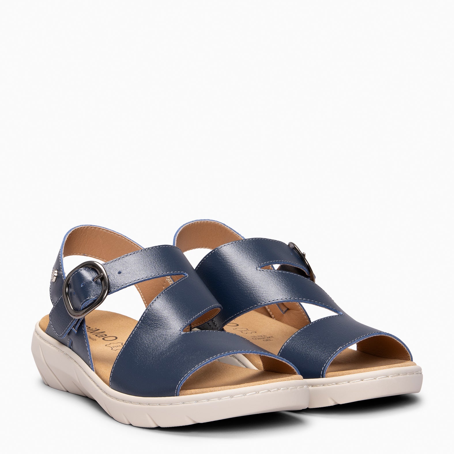 NATURA – Sandalias con plantilla Extraíble MARINO