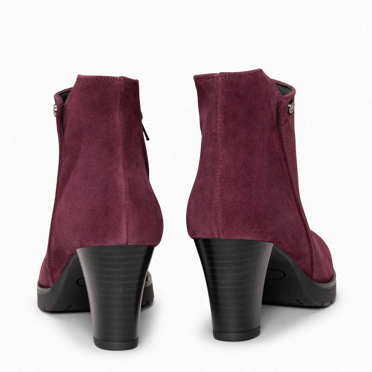 PRAGA - Bottines à talon élégantes BORDEAUX