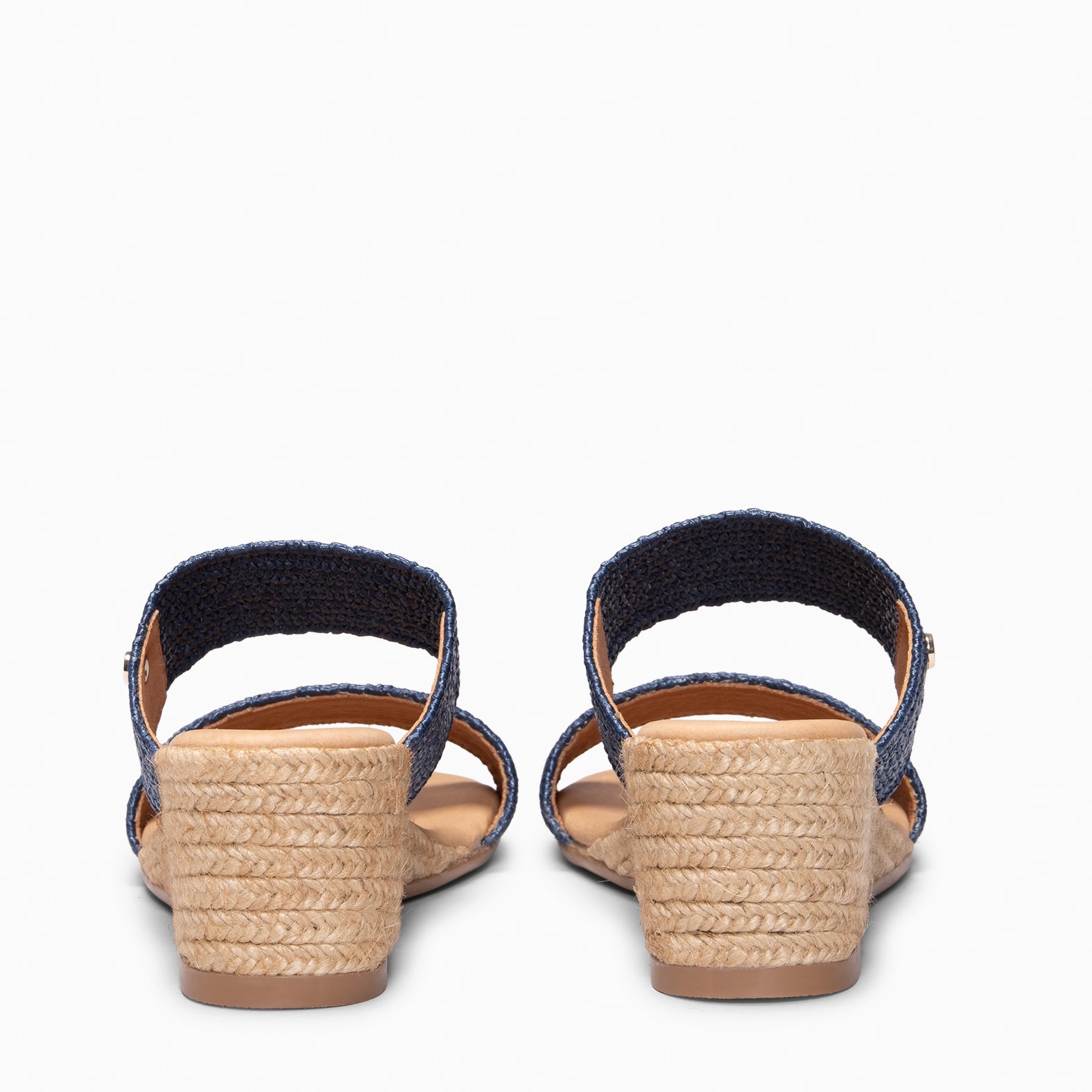 LIRA - Mules de cuña de esparto MARINO