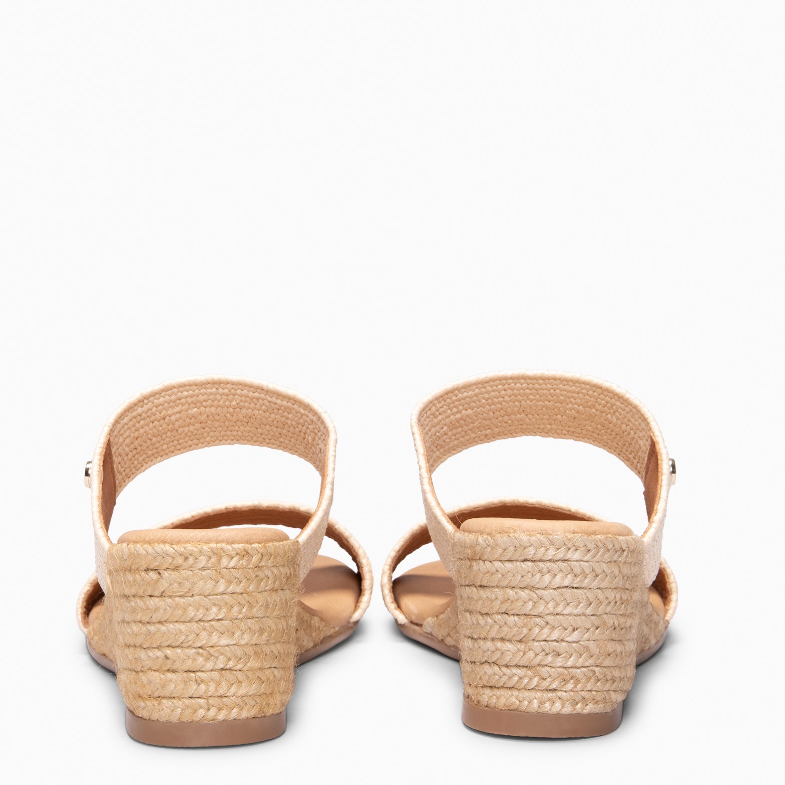 LIRA - Mules de cuña de esparto NATURAL
