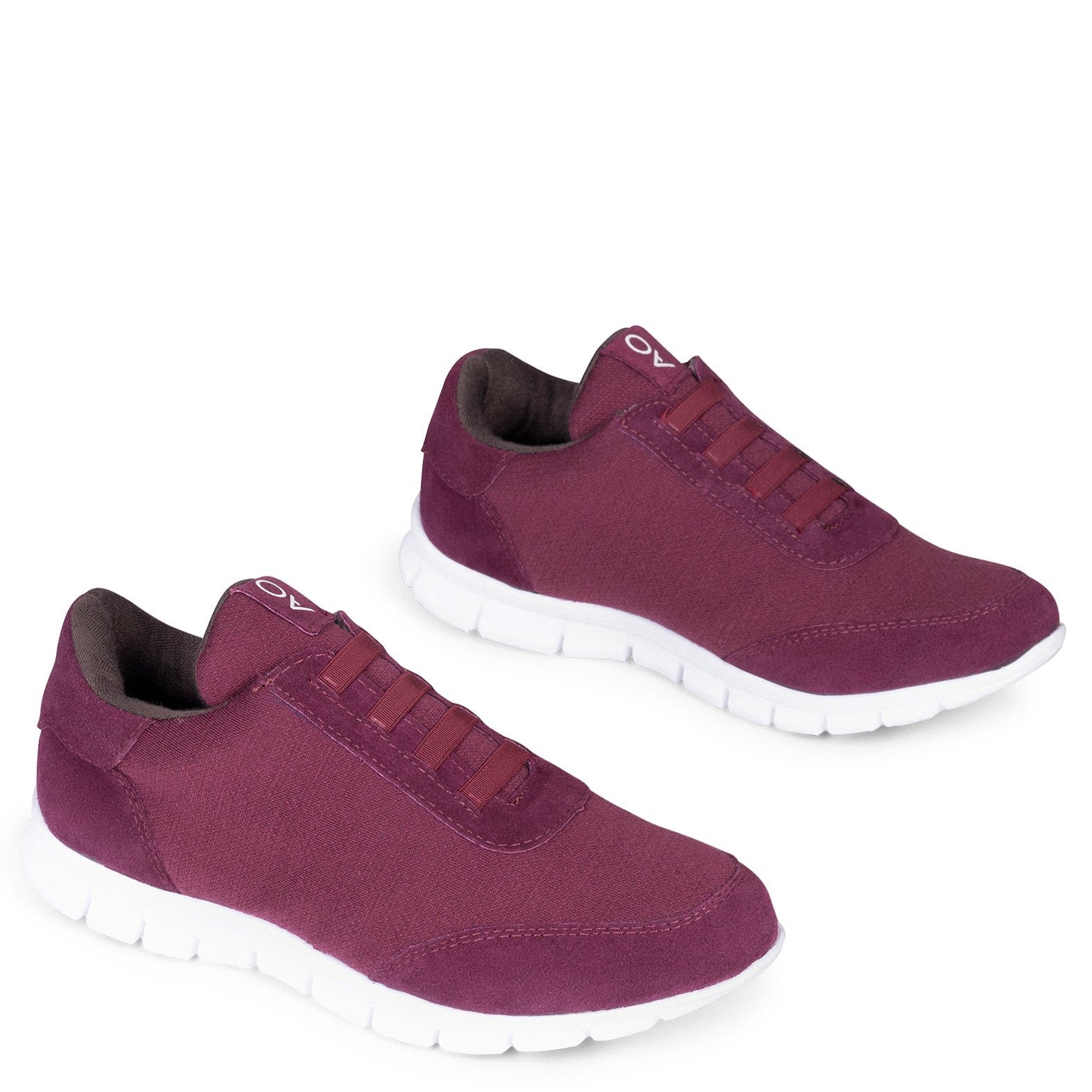 LIGHT - BURGUNDY Women sport sneakers 