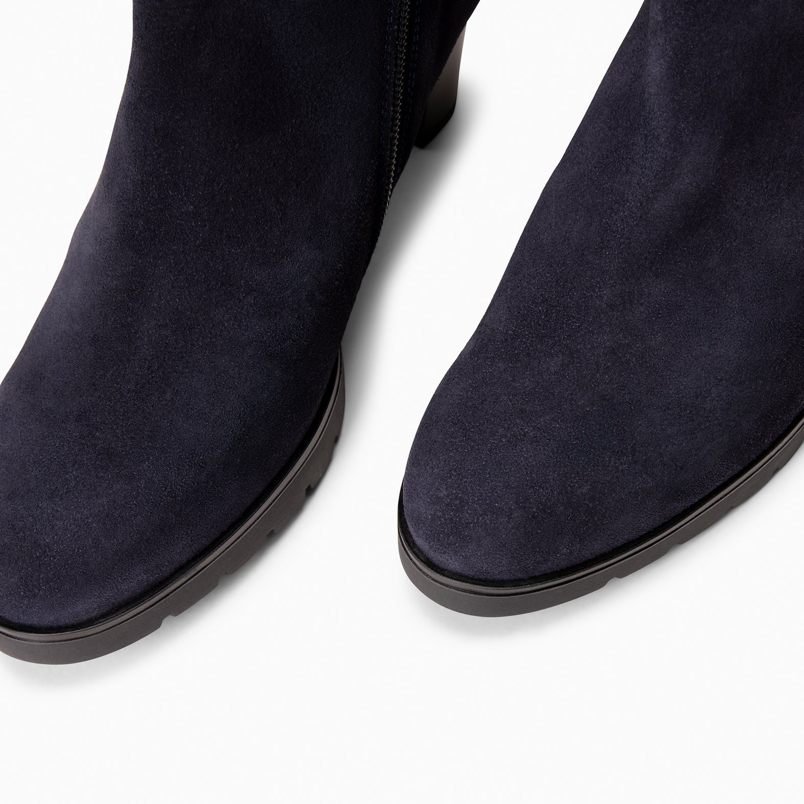 PRAGA - Bottines à talon élégantes BLEU MARINE