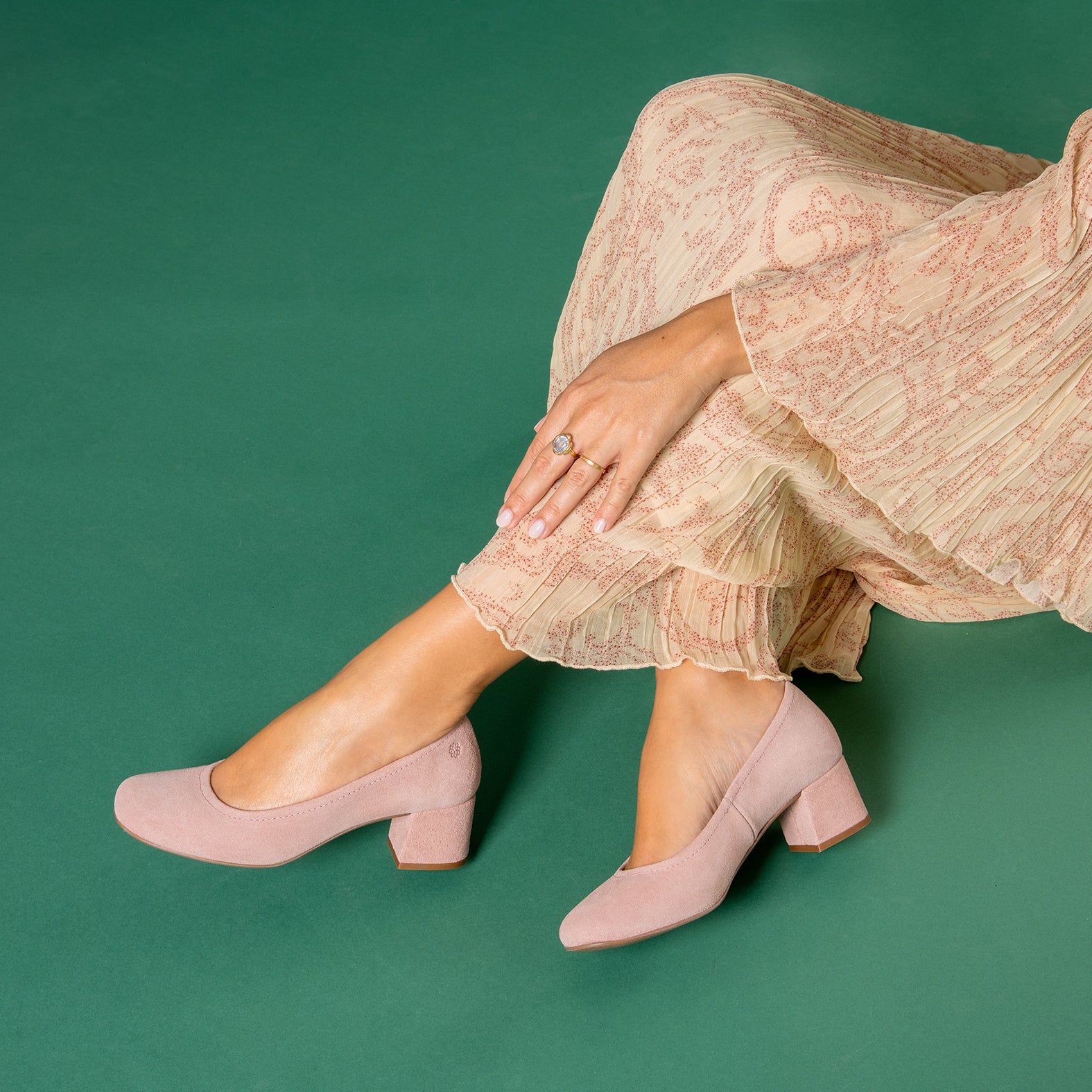 URBAN BARESOFT - Zapatos de salón de tacón ancho en ROSA