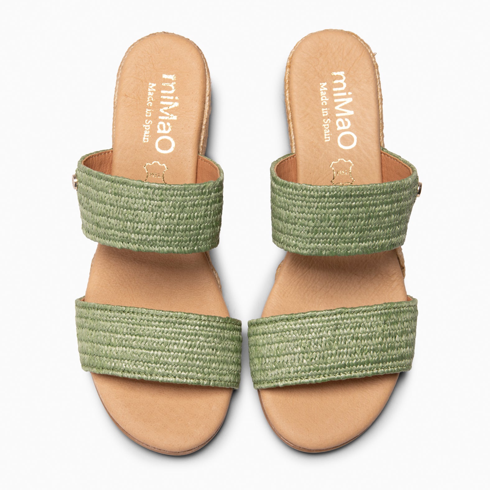LIRA - Mules de cuña de esparto KAQUI