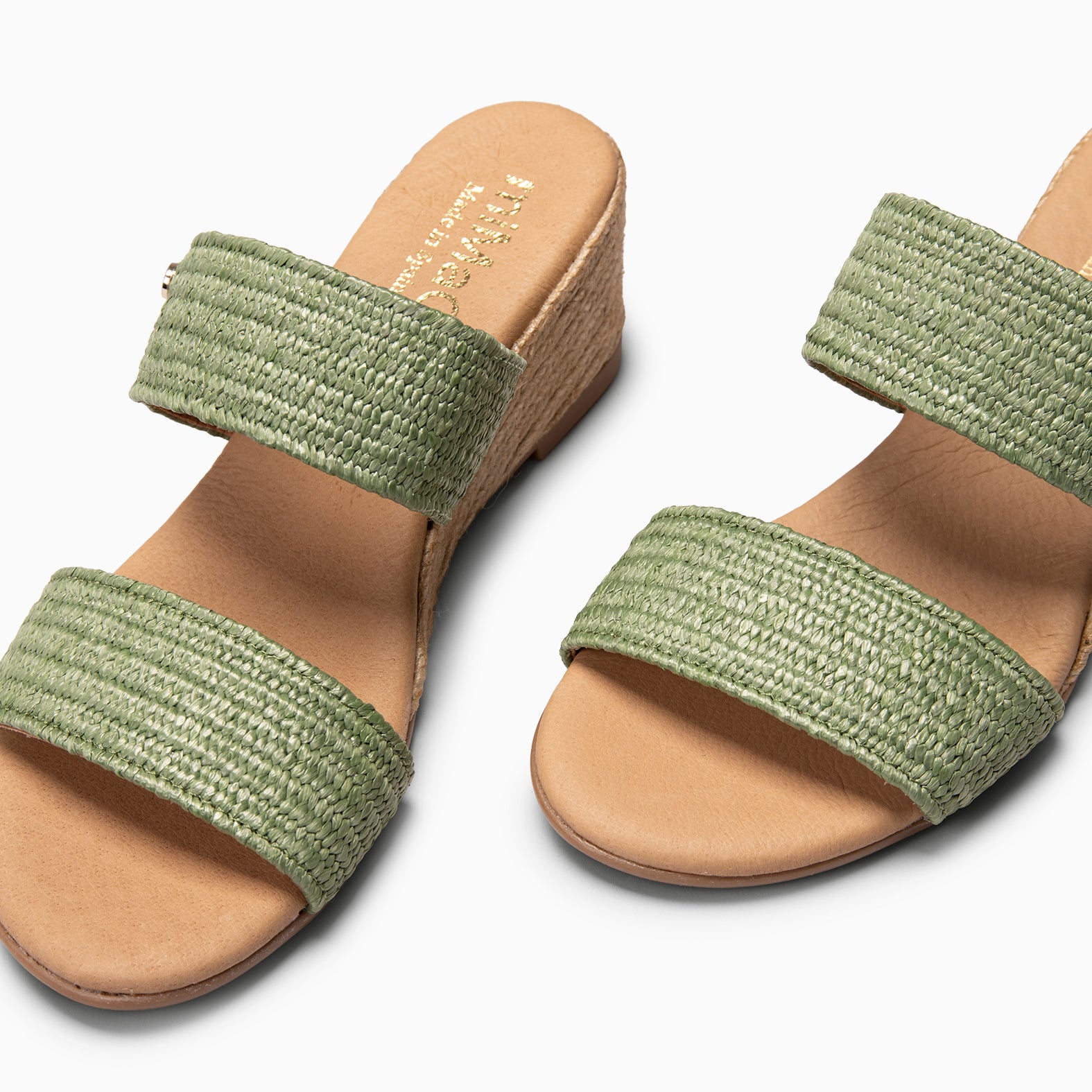 LIRA - Mules de cuña de esparto KAQUI