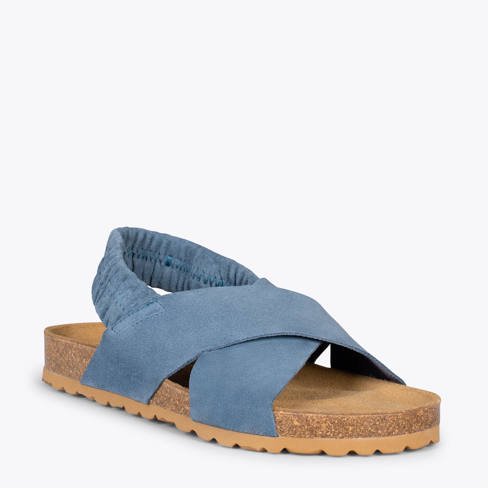 PALMERA – BLUE bio sandal with elastic band