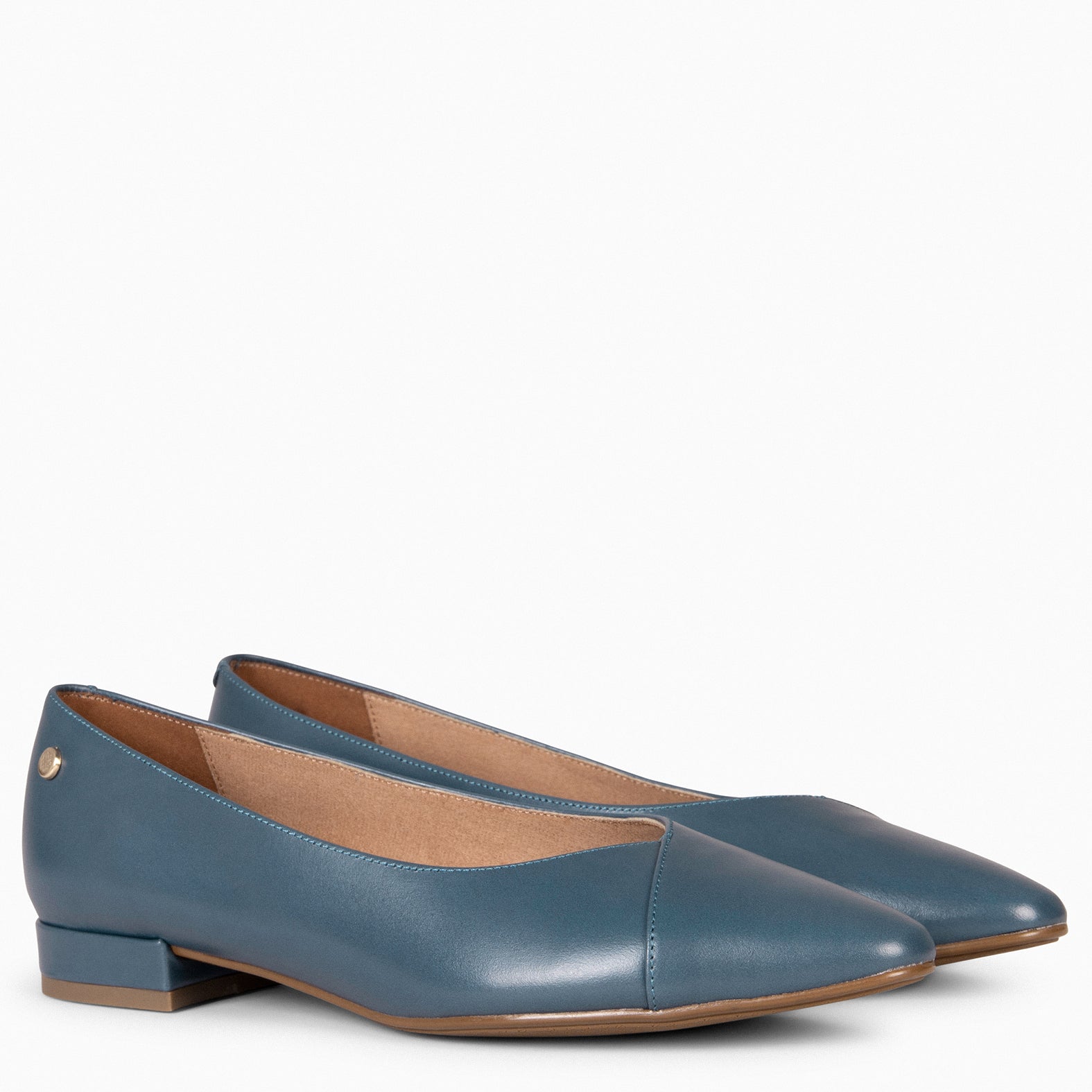 MARIE - Bailarinas tacón bajo AZUL