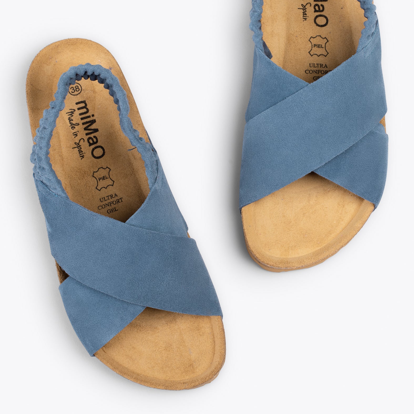 PALMERA – BLUE bio sandal with elastic band