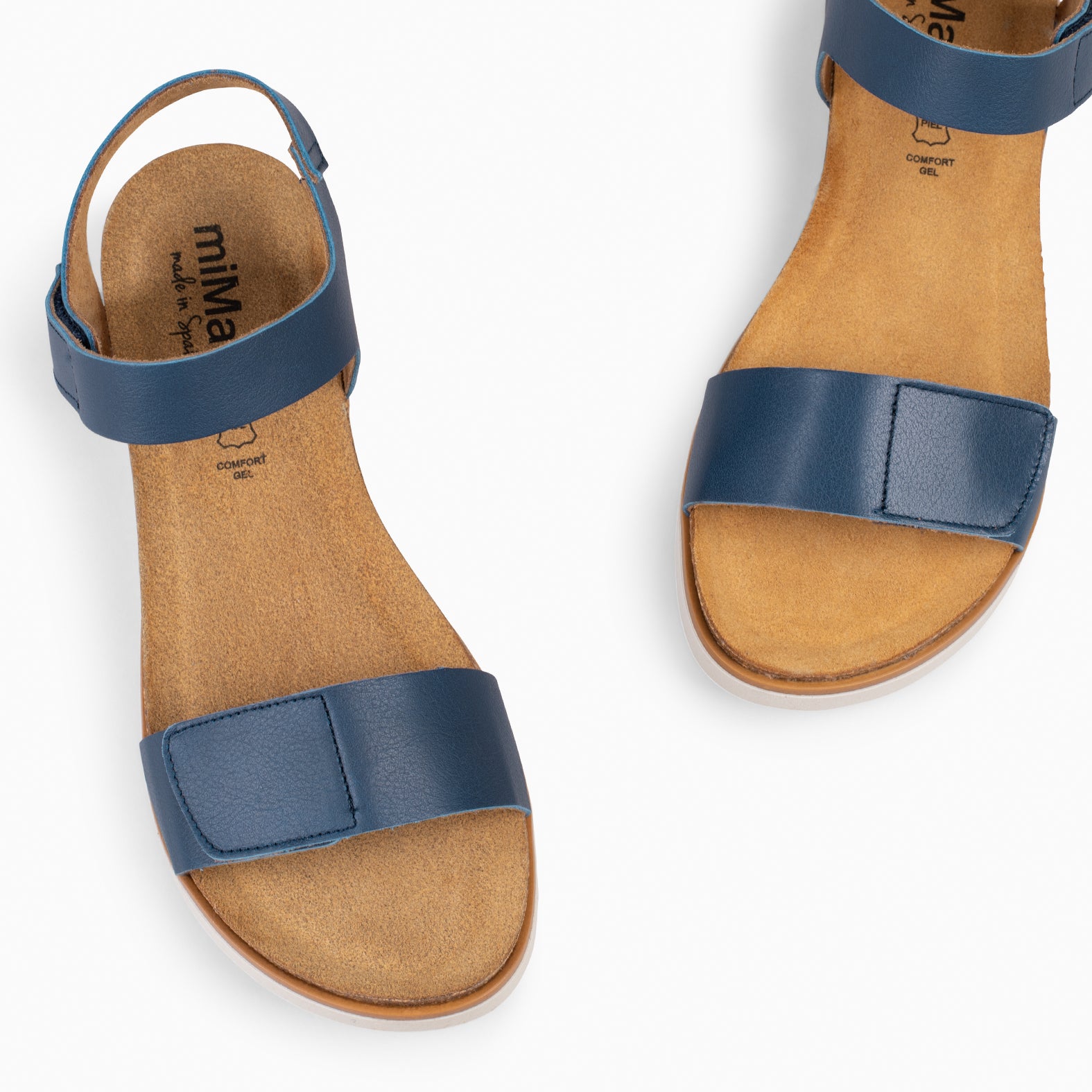 ARALIA – NAVY comfortable flat sandal