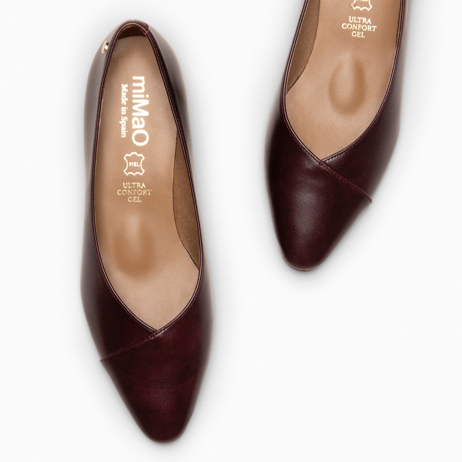 MARIE – BURGUNDY pointed flats